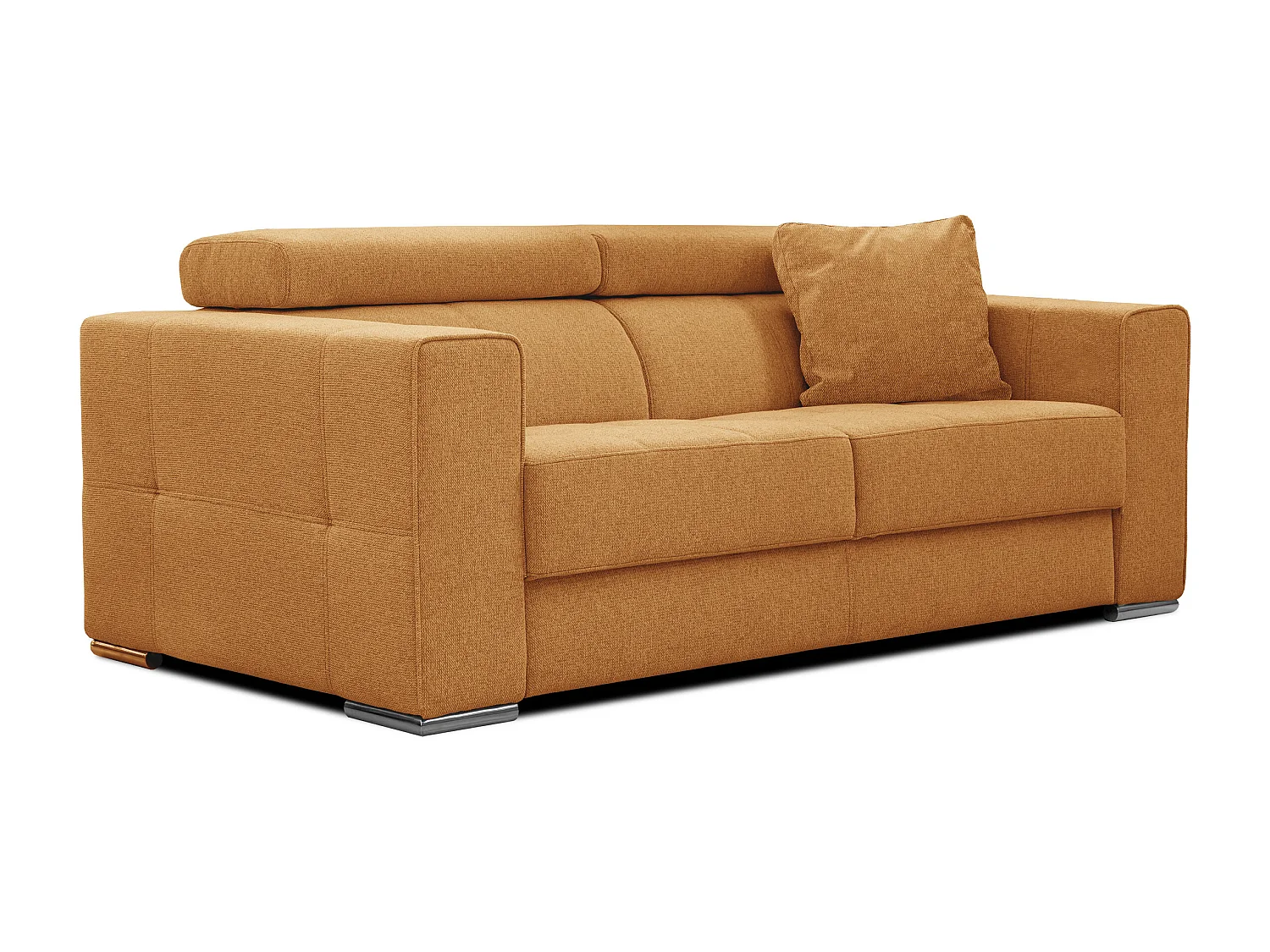 QUARTZ Sofa 3-Sitzer, orange