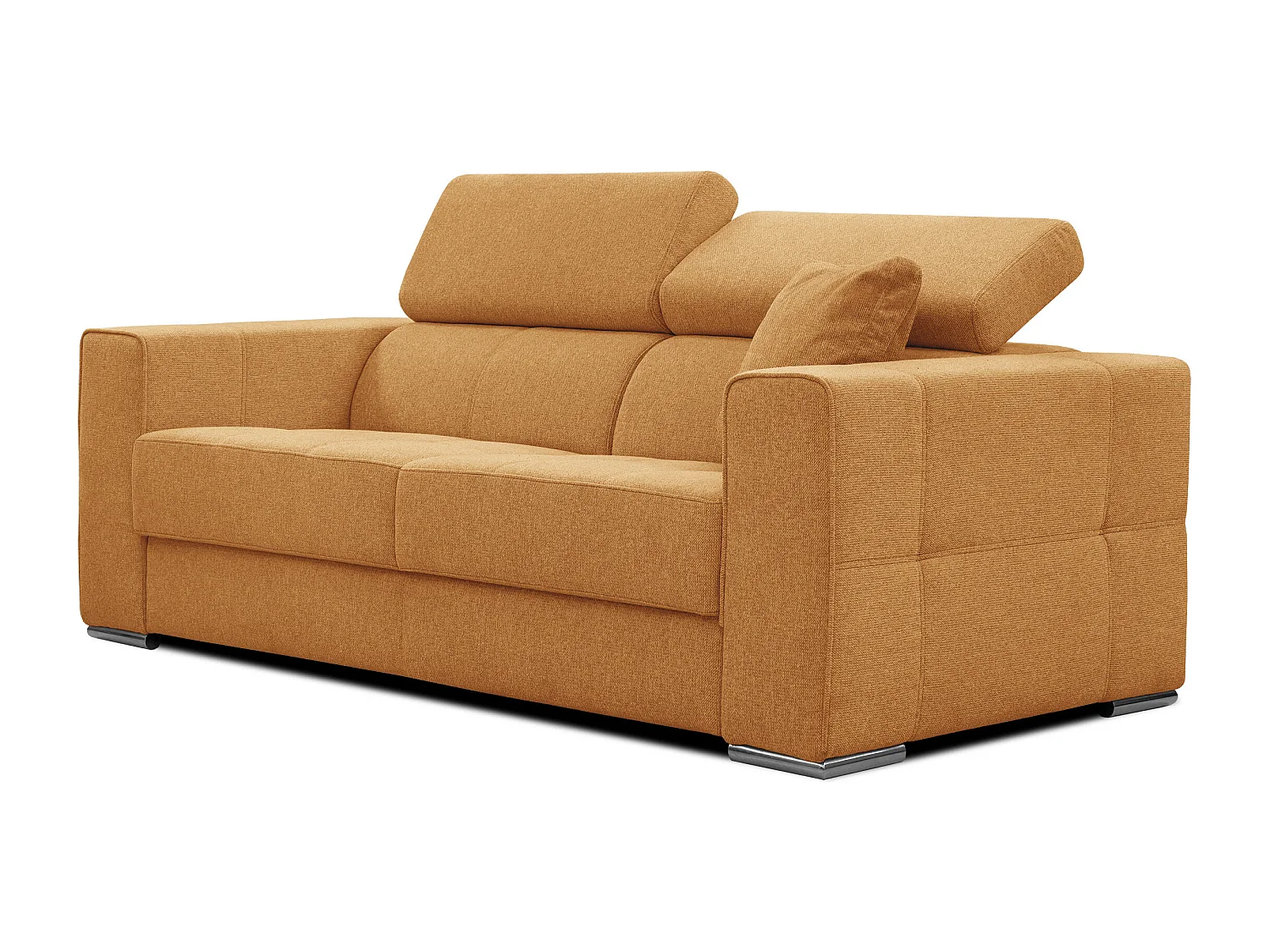 QUARTZ Sofa 3-Sitzer, orange
