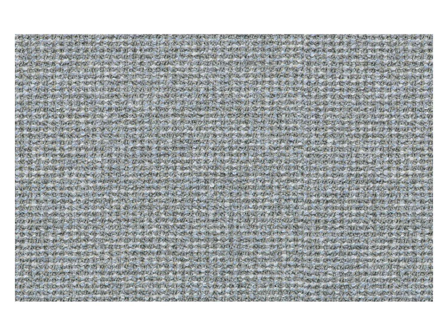 Canapé 3 places avec siège extensible et appuis-tête réglables, tissu gris argenté - QUARTZ