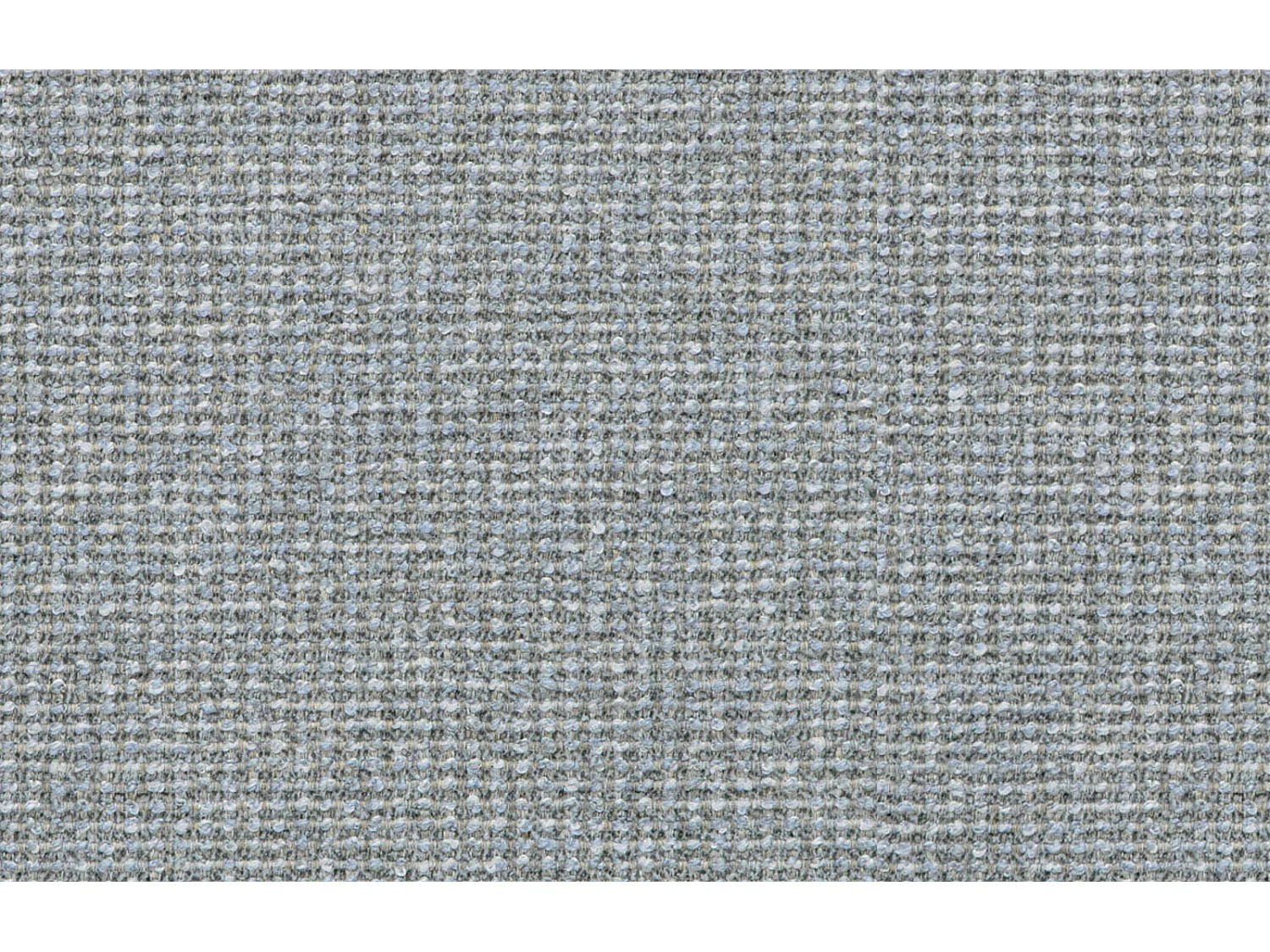 Canapé 3 places avec siège extensible et appuis-tête réglables, tissu gris argenté - QUARTZ