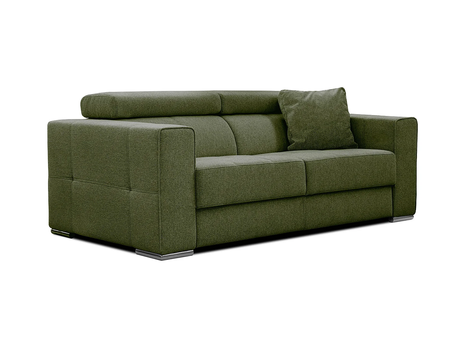 QUARTZ Sofa 3-Sitzer, olive