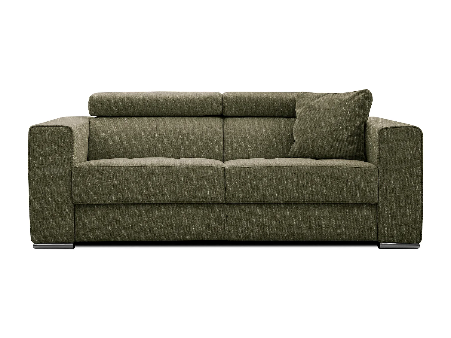 Canapé 3 places tissu olive - QUARTZ