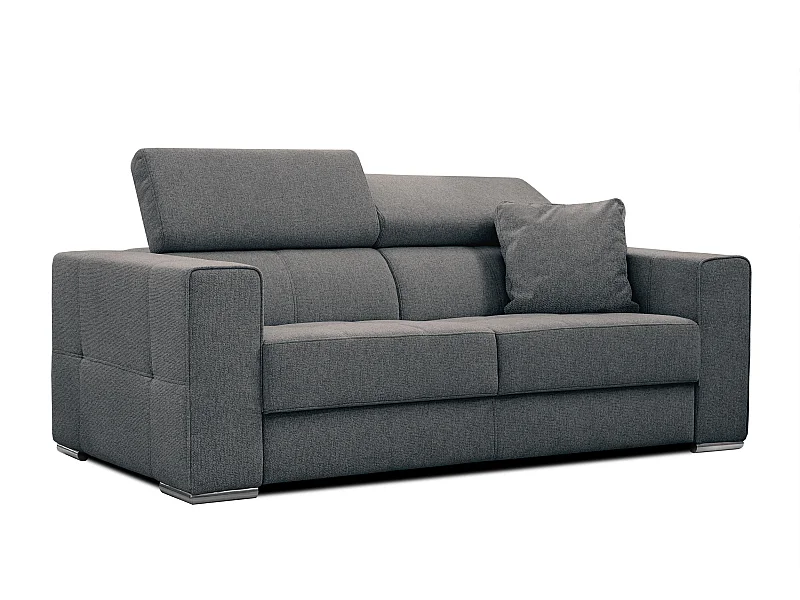 QUARTZ Sofa 3-Sitzer, dunkelgrau