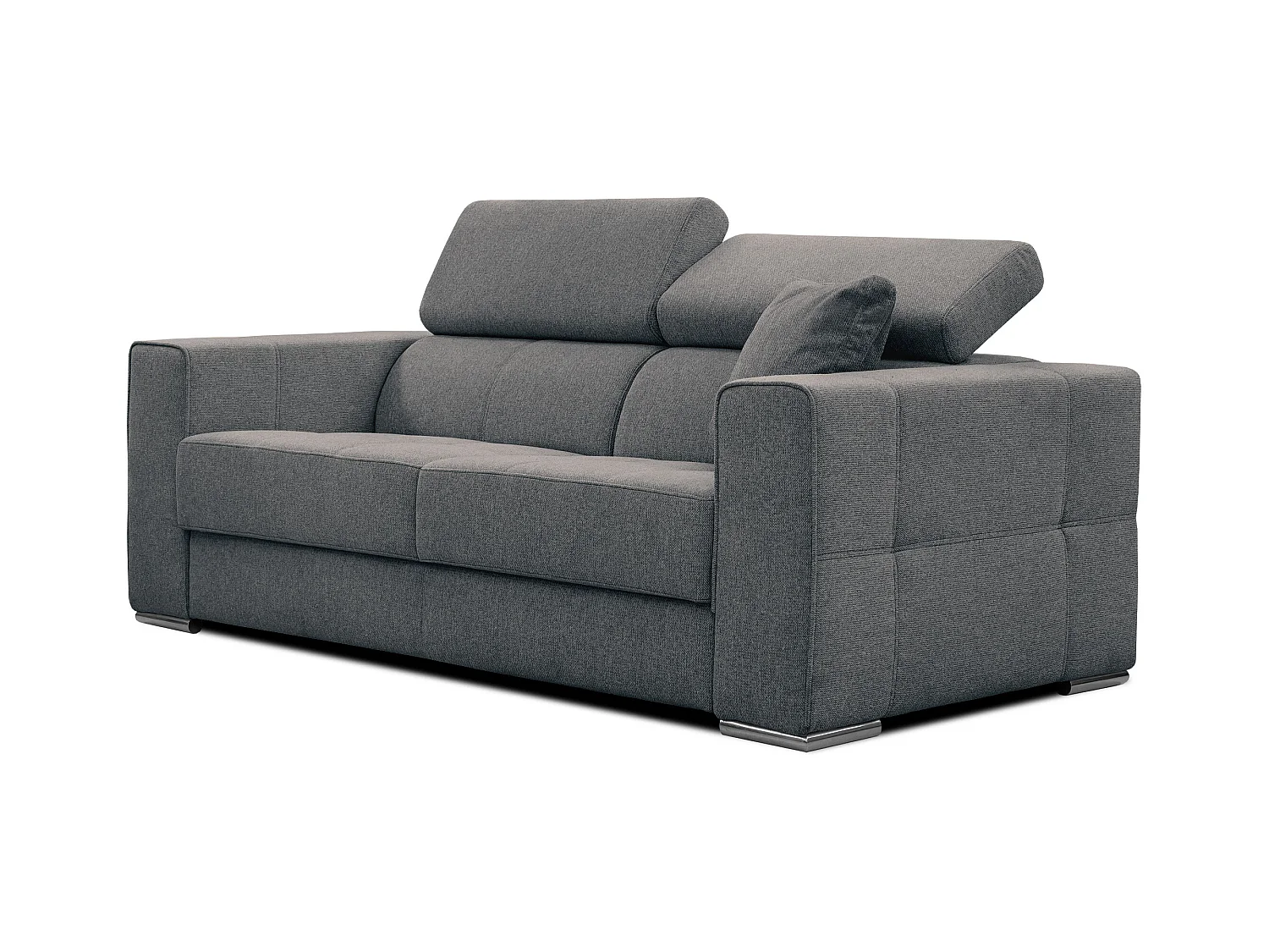 QUARTZ Sofa 3-Sitzer, dunkelgrau