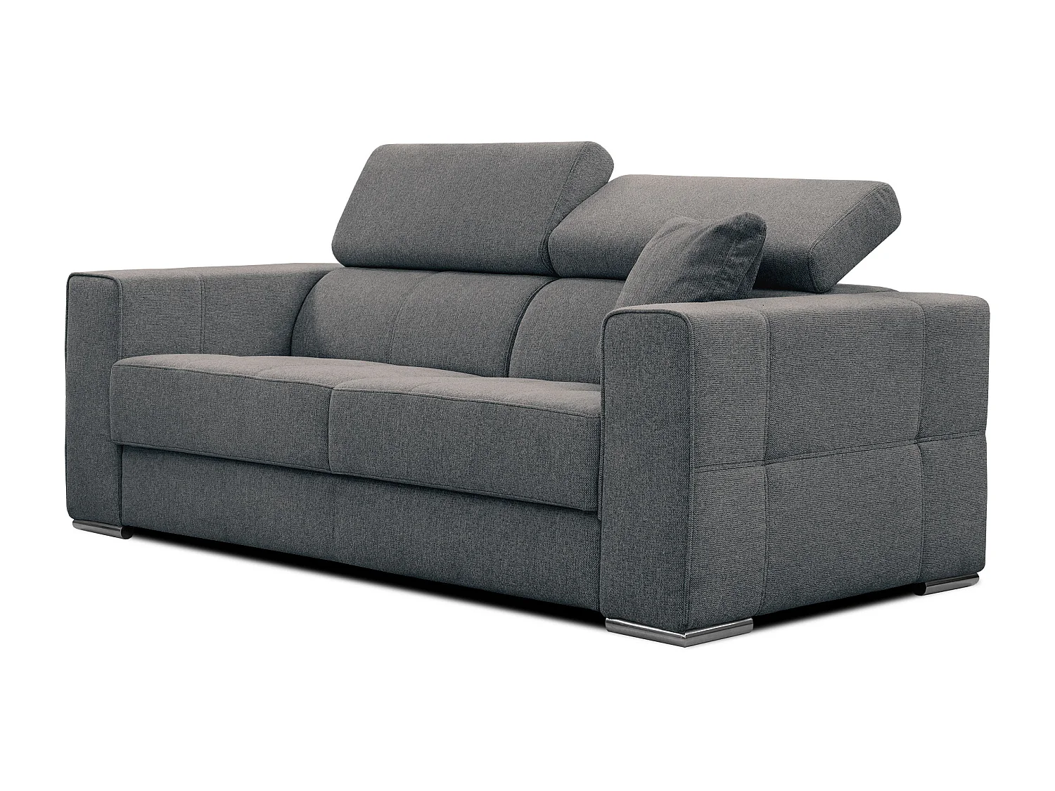 QUARTZ Sofa 3-Sitzer, dunkelgrau