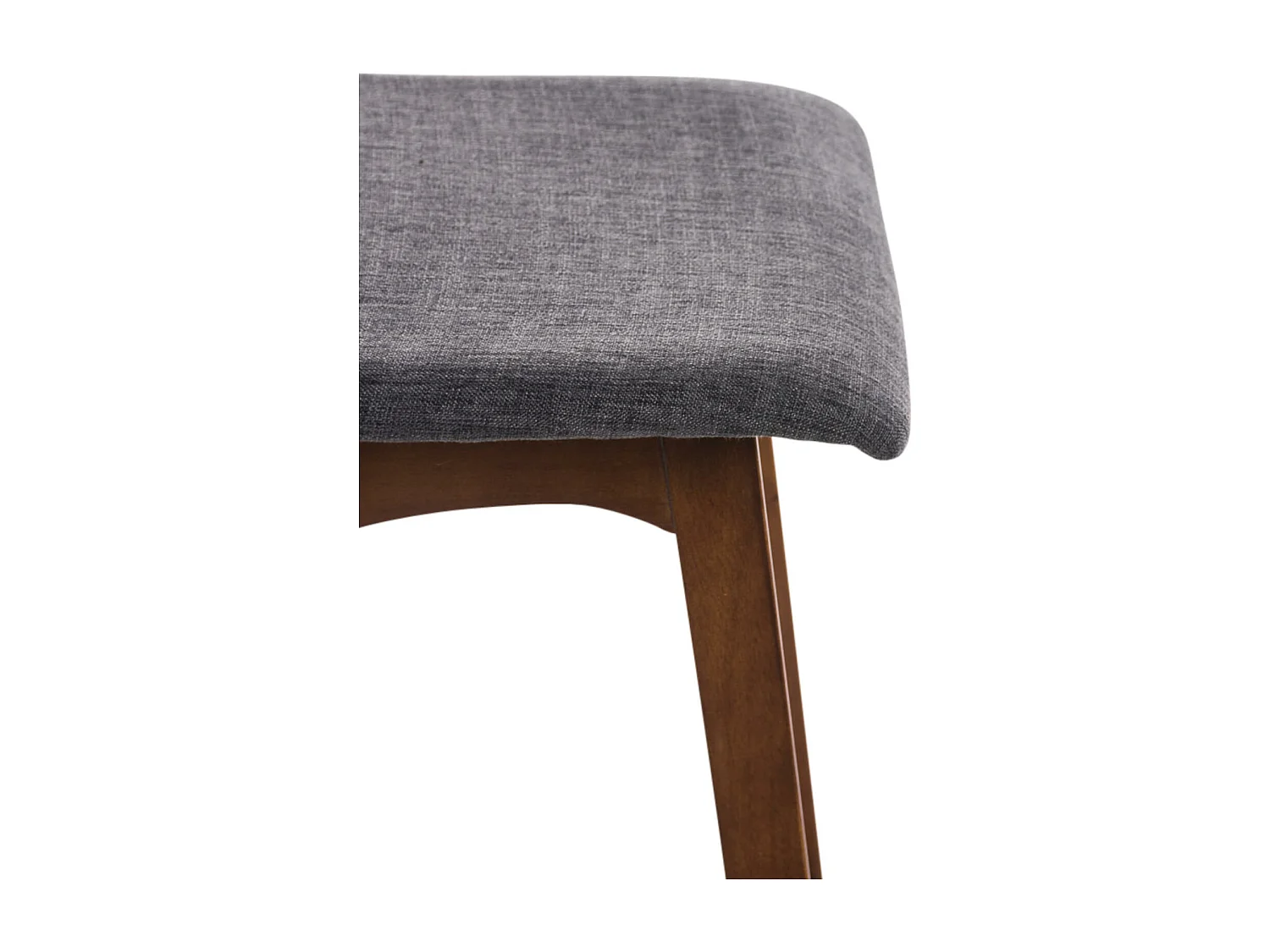 Set van 2  Barkruk - Stof & walnoot - licht grijs - Taunus