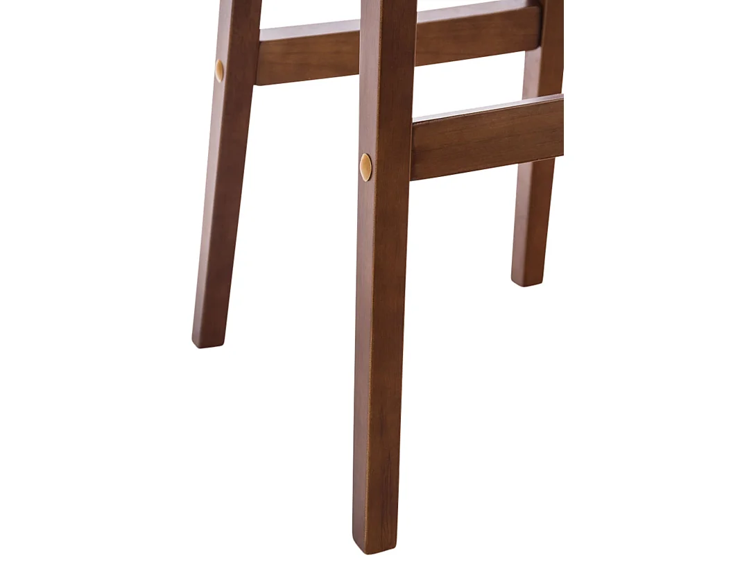 Set van 2  Barkruk - Stof & walnoot - licht grijs - Taunus