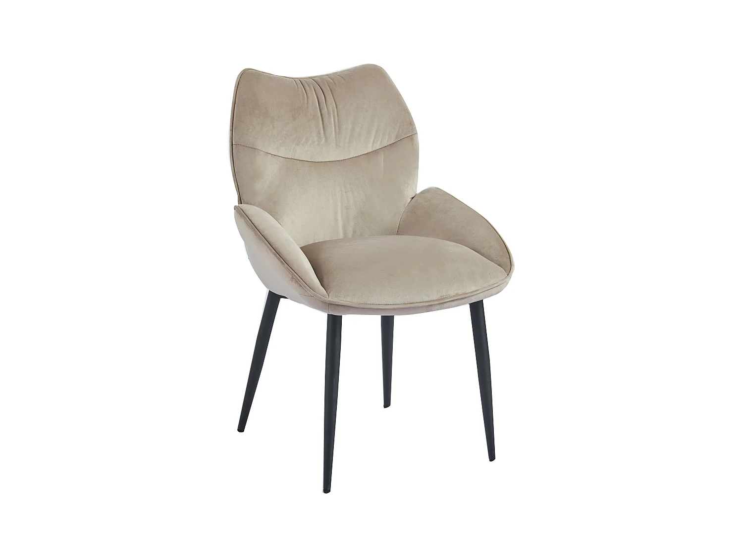 Lot de 2 chaises LOHA pied métal noir