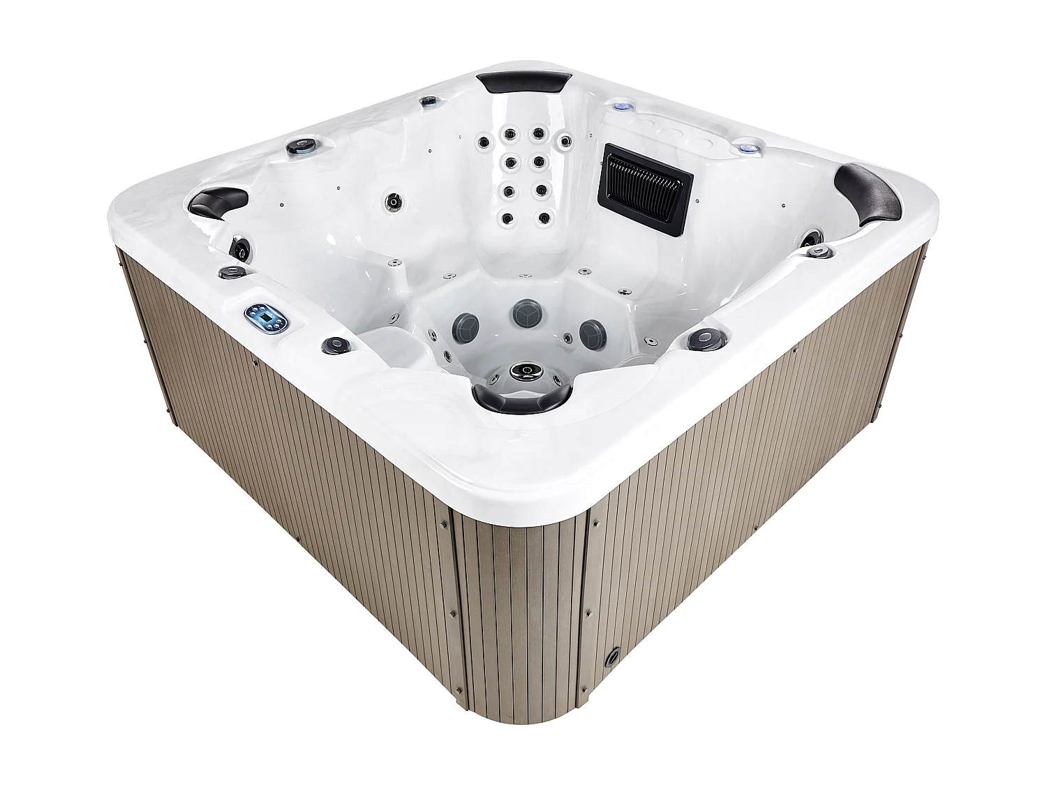Spa d'extérieur avec LED VILLARRICA Blanc
