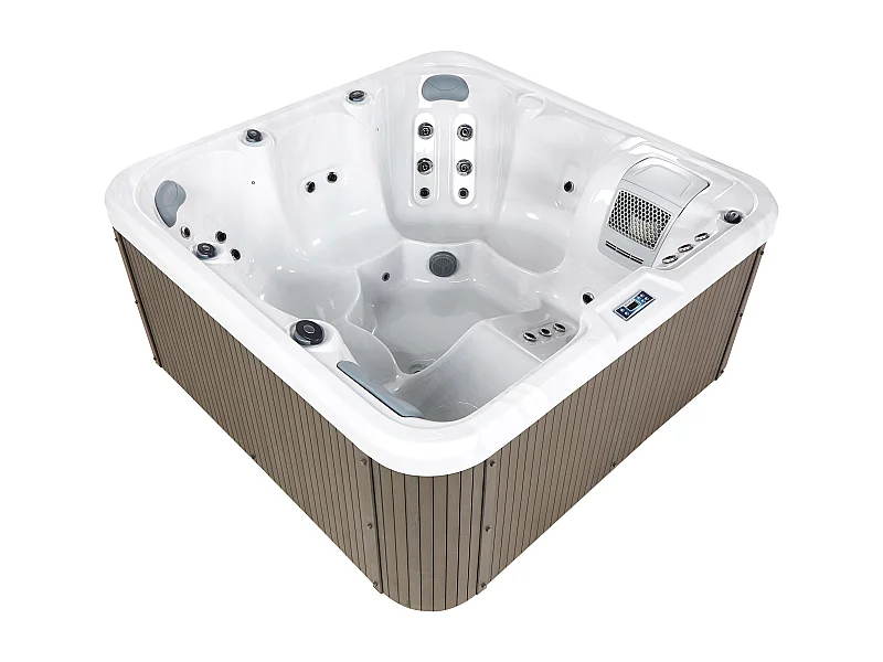 Outdoor Whirlpool mit LED CALIMA Weiss