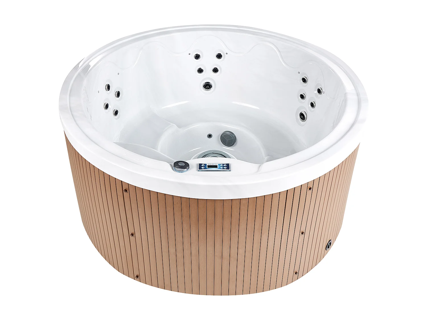Outdoor Whirlpool mit LED MARFIL Weiss