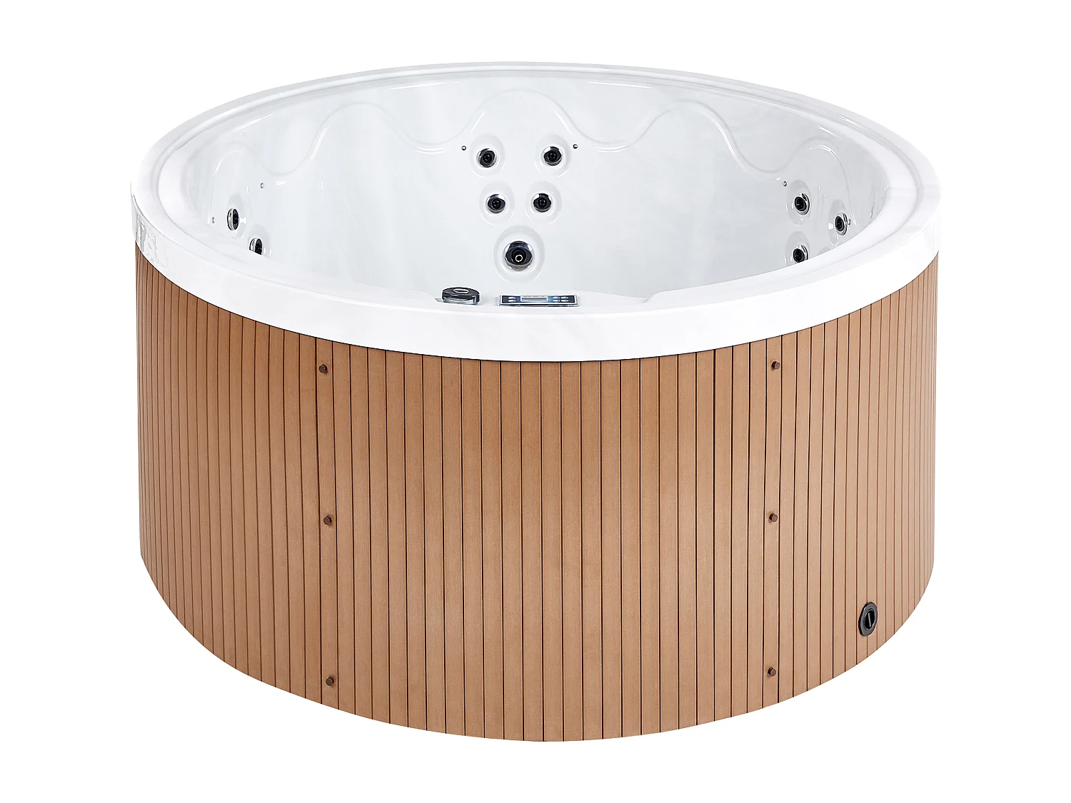 Outdoor Whirlpool mit LED MARFIL Weiss