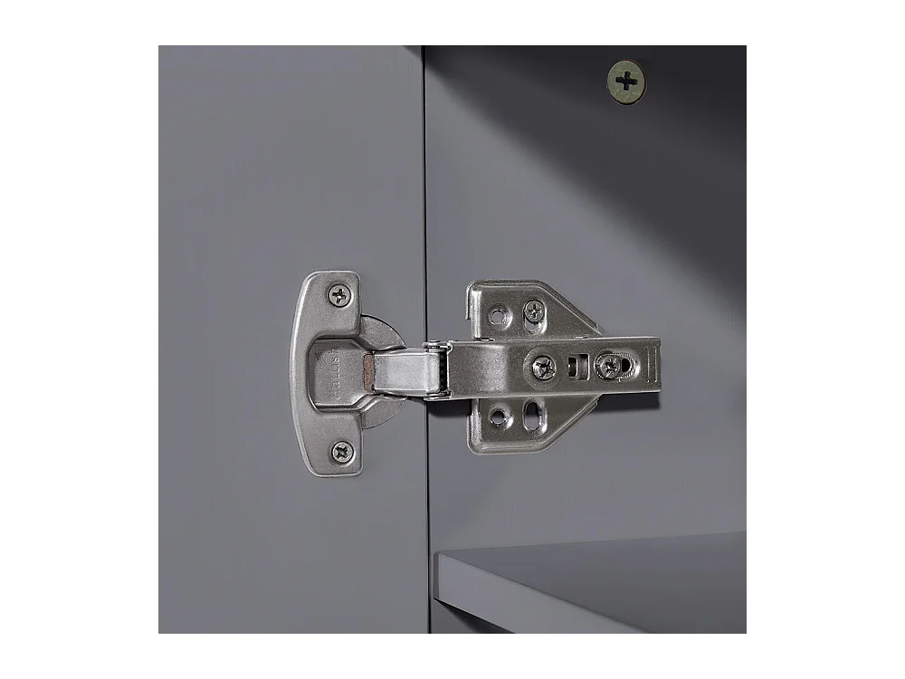 Table de bar extensible moderne 118-180cm 6 espaces rangement table bistrot salle à manger séparation salon gris