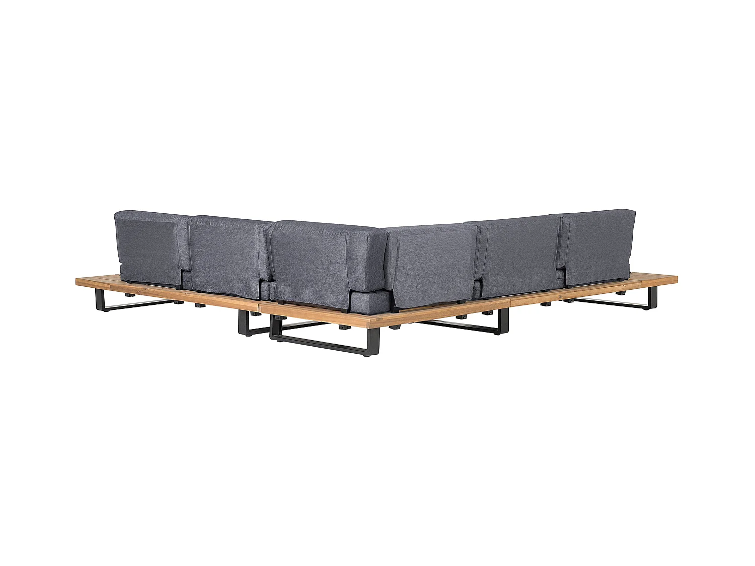 Ensemble de housses de coussins d'extérieur MYKONOS Gris