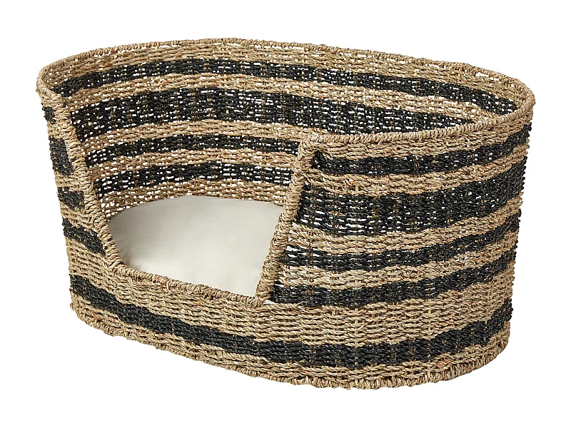 Tierbett DURBAN Seegras Schwarz