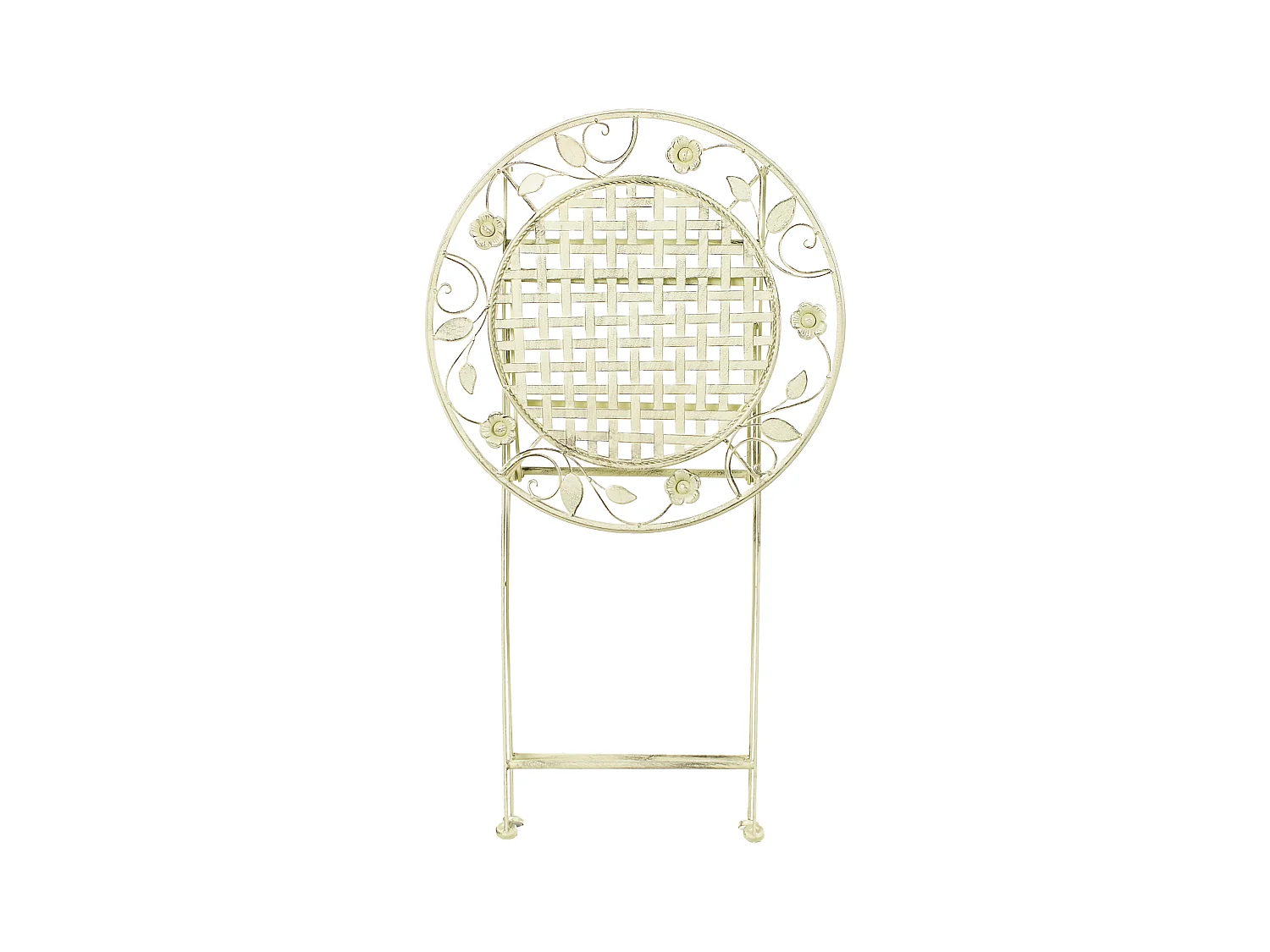 Stolik ogrodowy barowy BIVIO 60 cm 60 cm Metal Jasnozielony