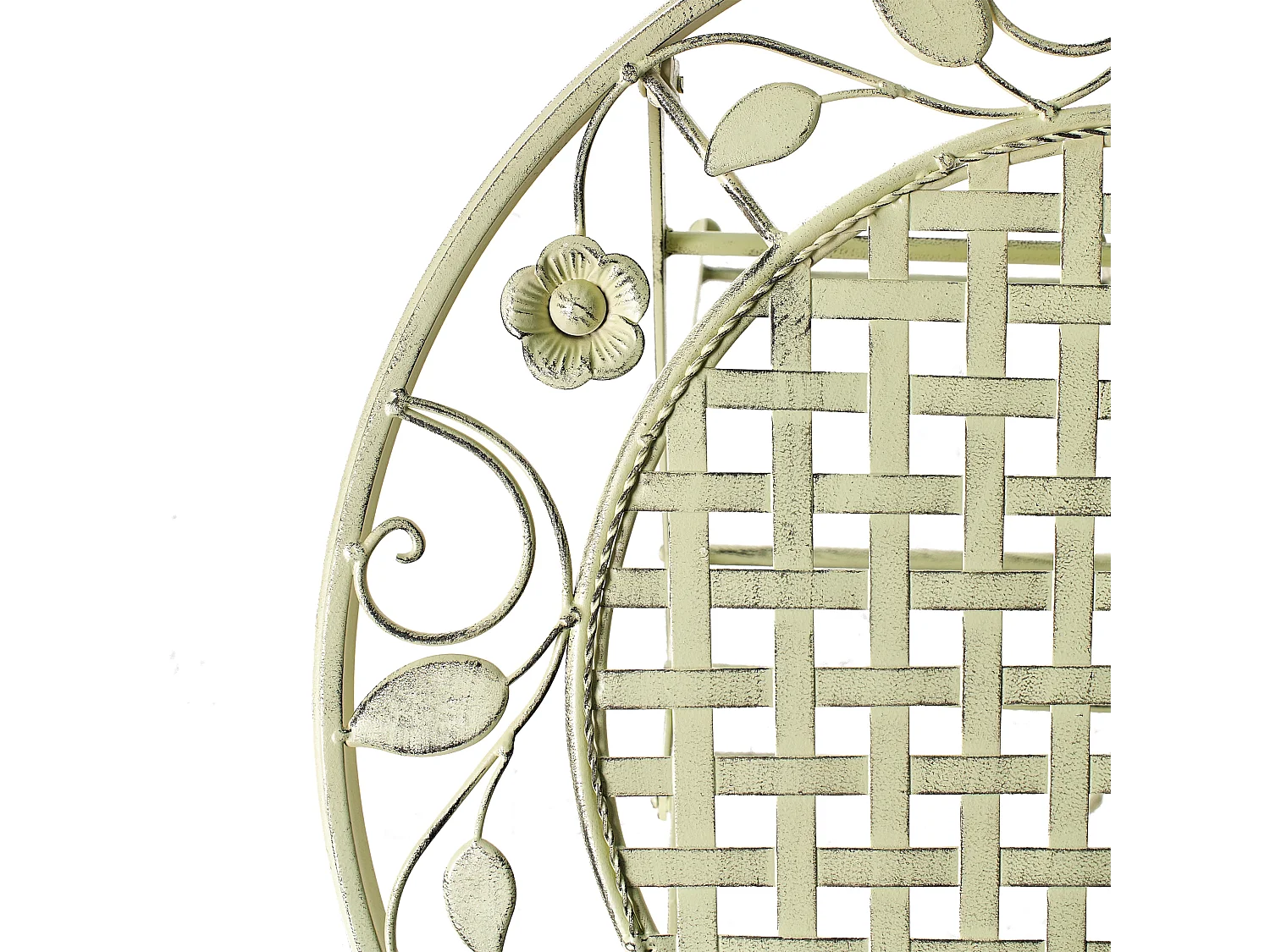 Tavolo da bar da giardino BIVIO 60 cm 60 cm Metallo Verde chiaro