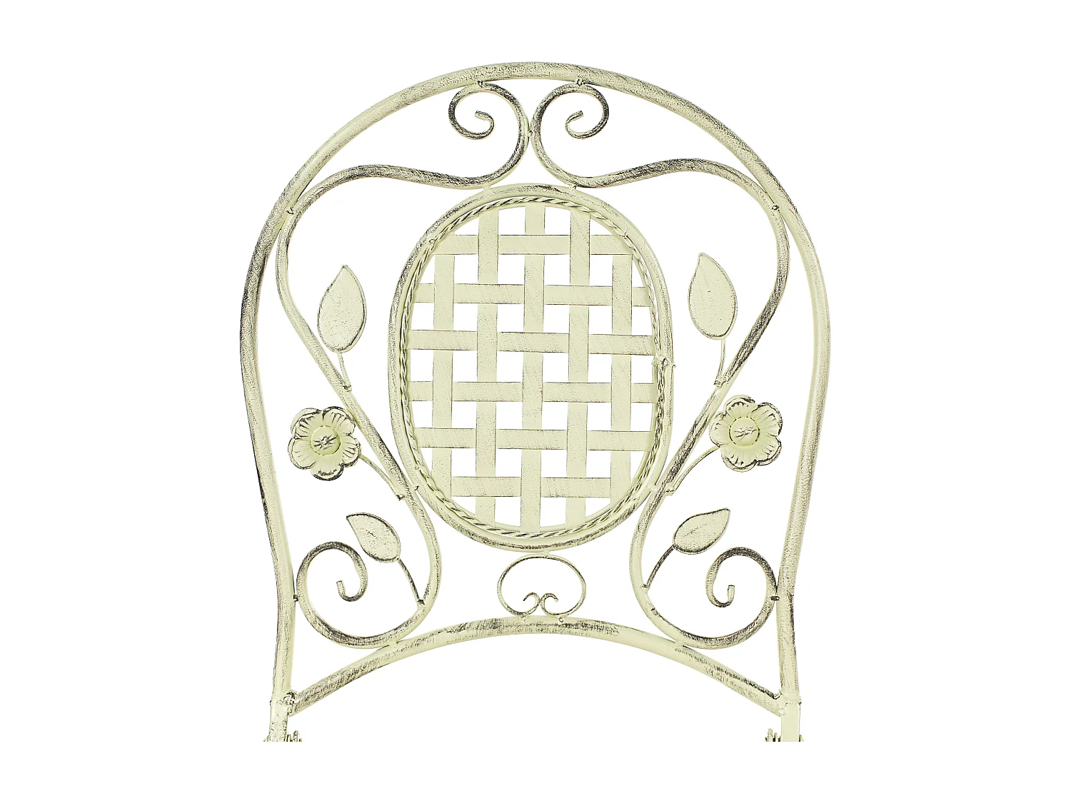 Lot de 2 chaises de bar de jardin BIVIO Pliant Métal Vert clair