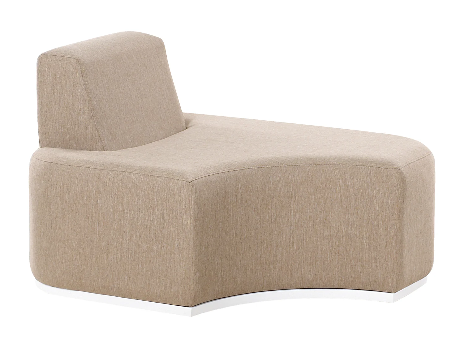 Ensemble de salon de jardin avec table 4 places FABRO Tissu Beige