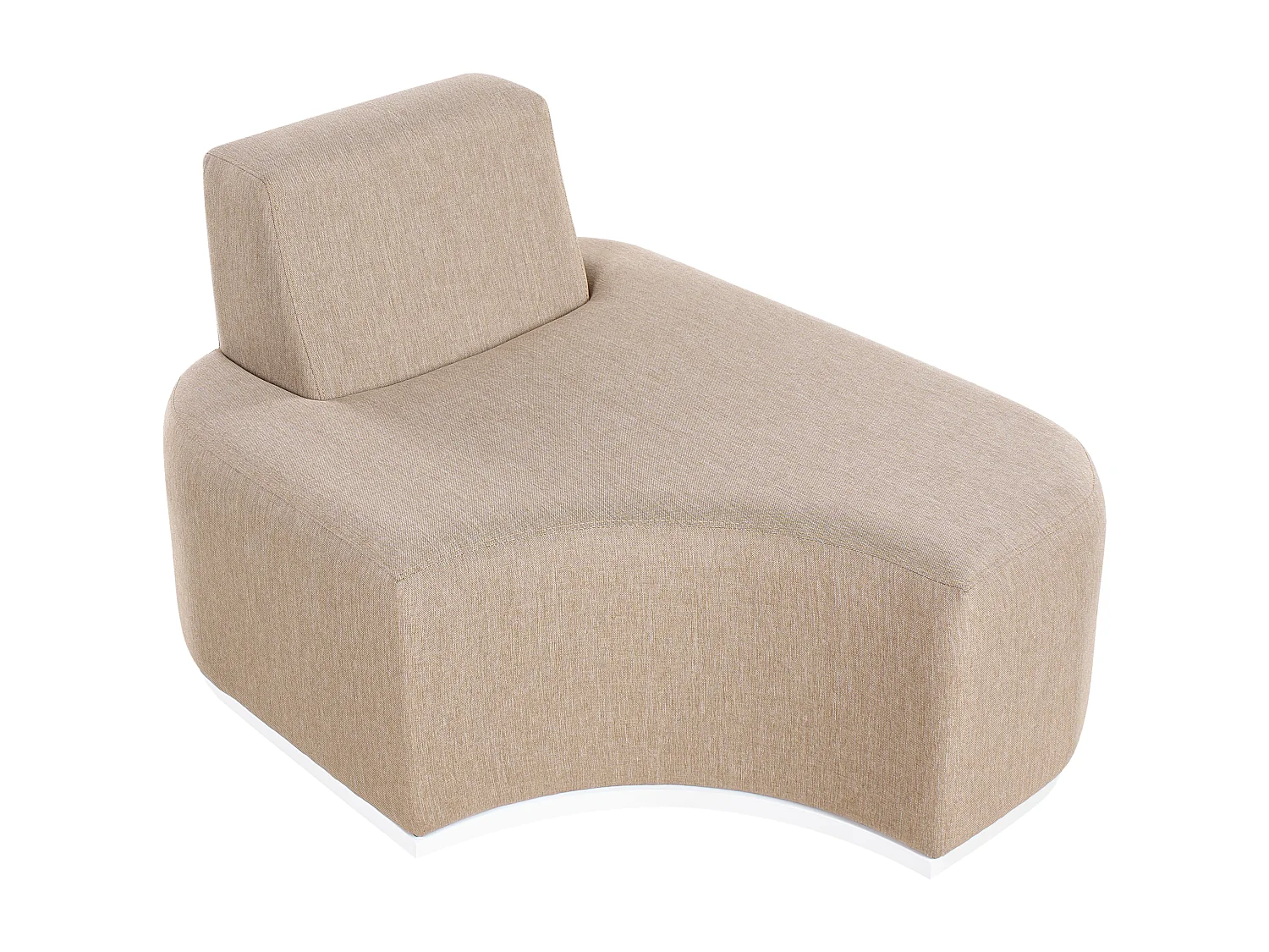 Ensemble de salon de jardin avec table 4 places FABRO Tissu Beige