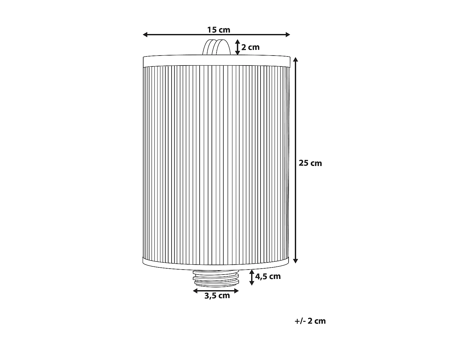 Filter CALIMA VILLARRICA Weiss