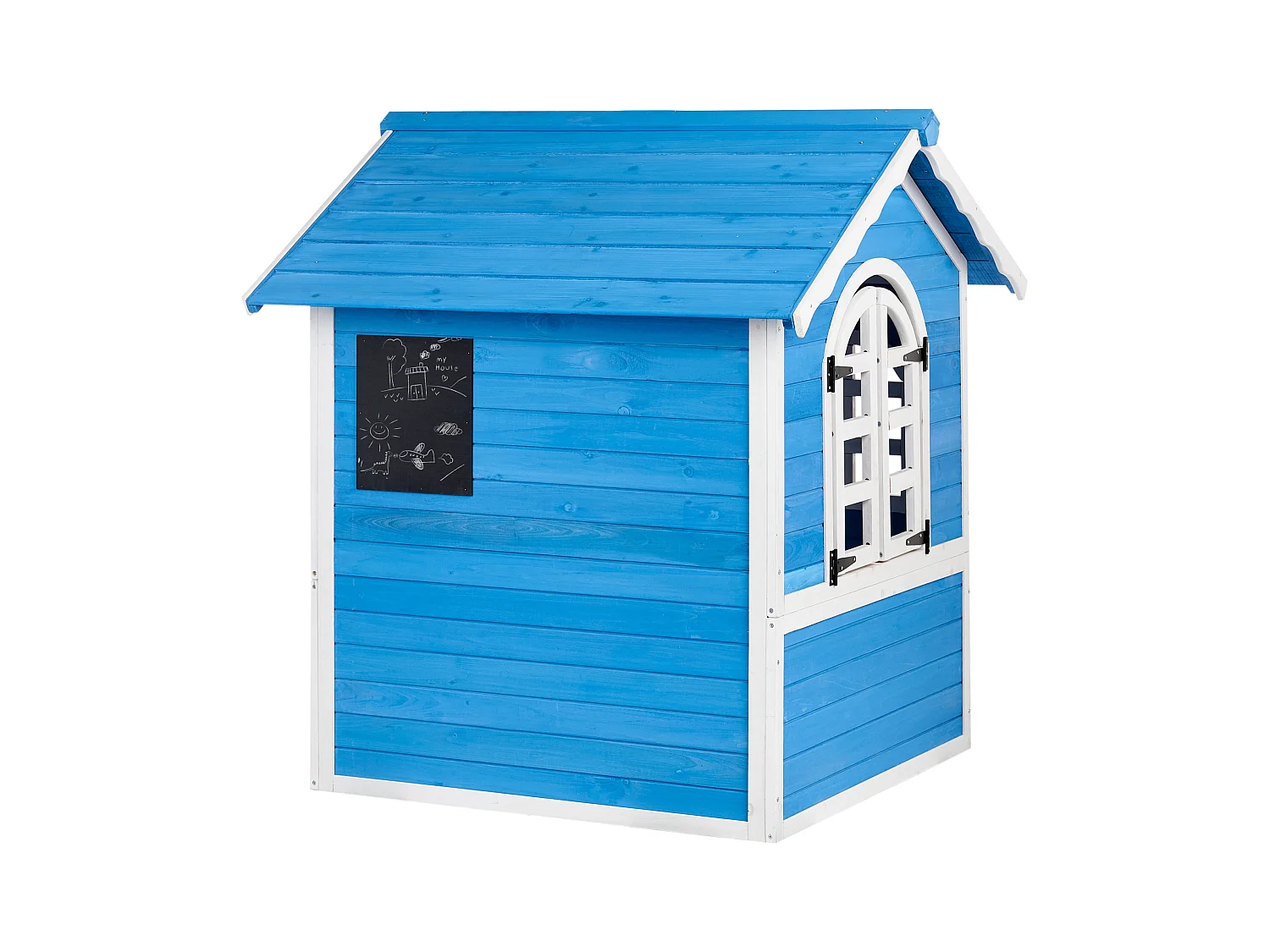 Tuin speelhuisje KOKKONI Dennenhout Blauw