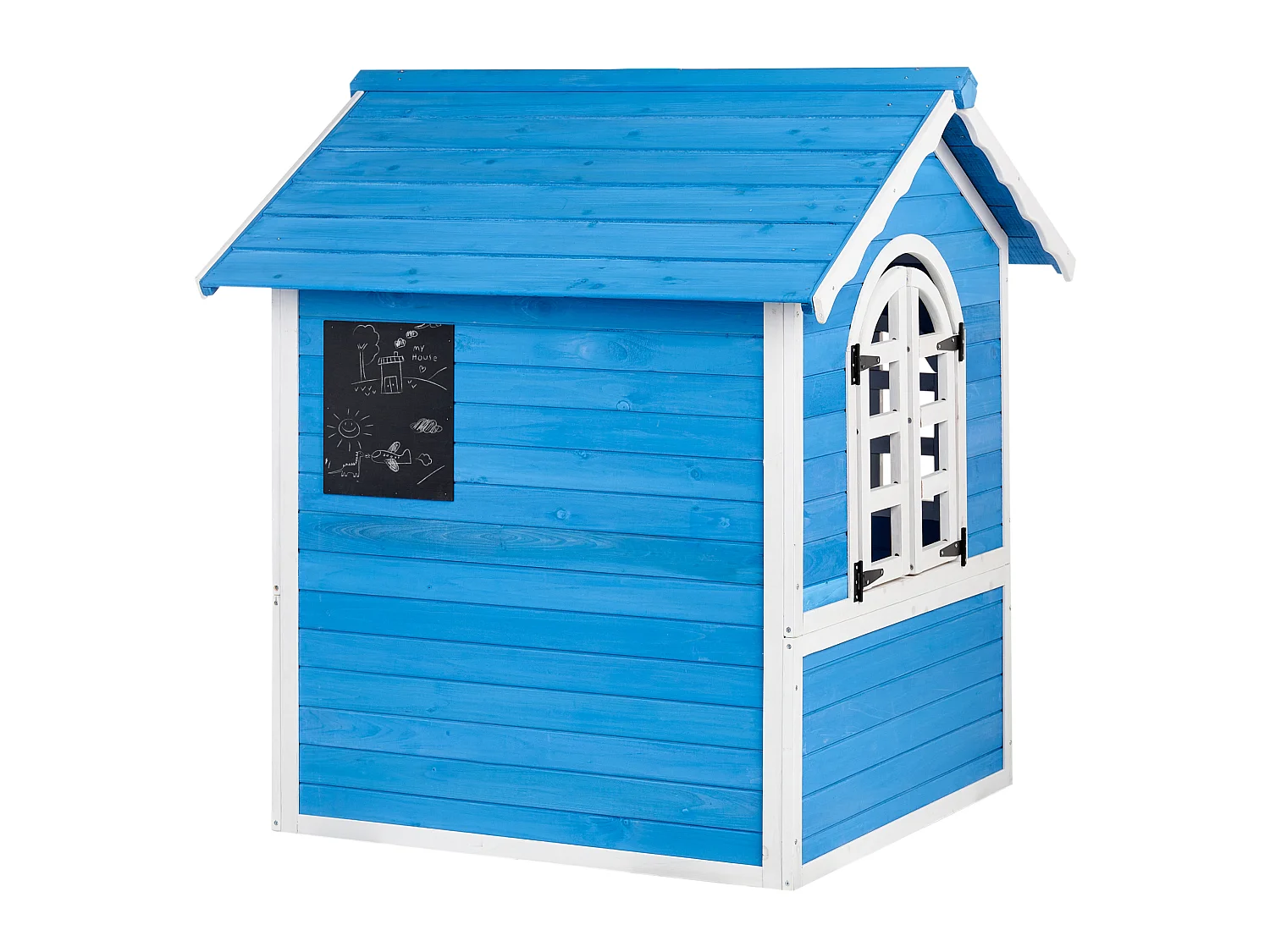 Cabane de jardin pour enfants KOKKONI Bois de sapin Bleu