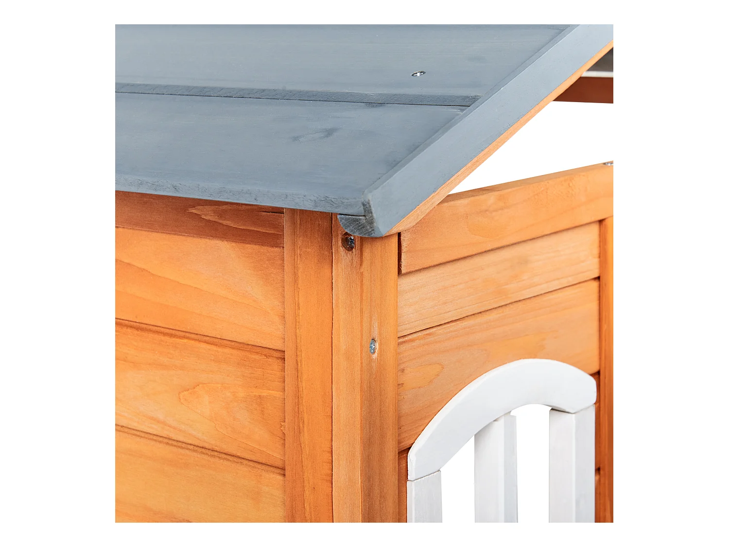 Cabane de jardin pour enfants AMPELIKO Bois de sapin Marron