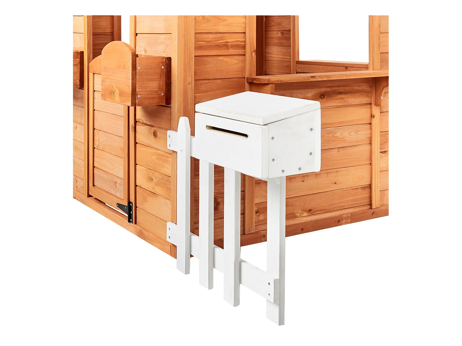 Cabane de jardin pour enfants AMPELIKO Bois de sapin Marron