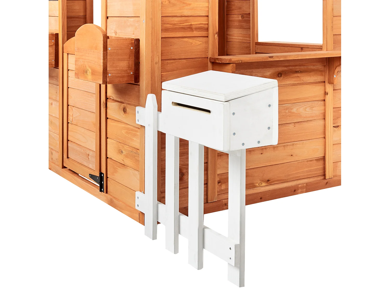 Cabane de jardin pour enfants AMPELIKO Bois de sapin Marron