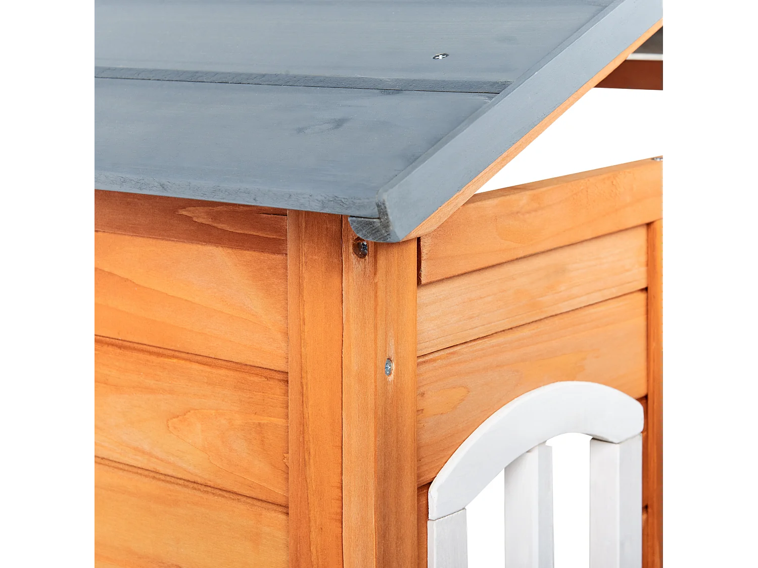 Cabane de jardin pour enfants AMPELIKO Bois de sapin Marron