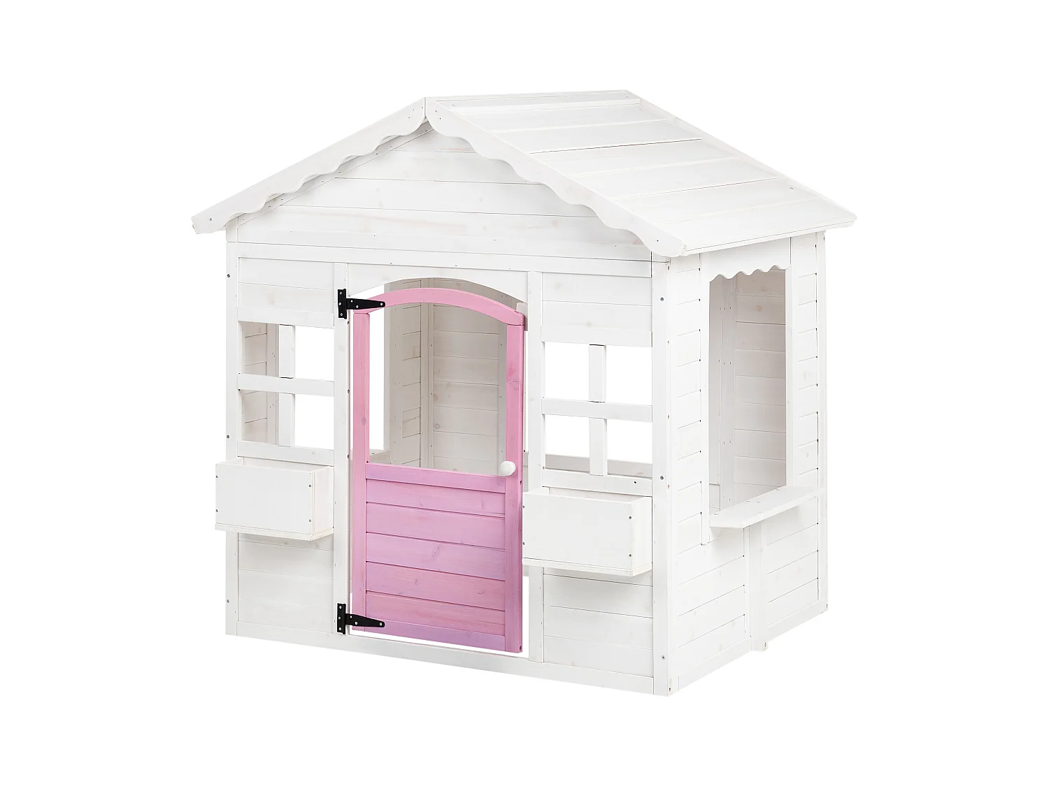 Cabane de jardin pour enfants NIKAIA Bois de sapin Blanc