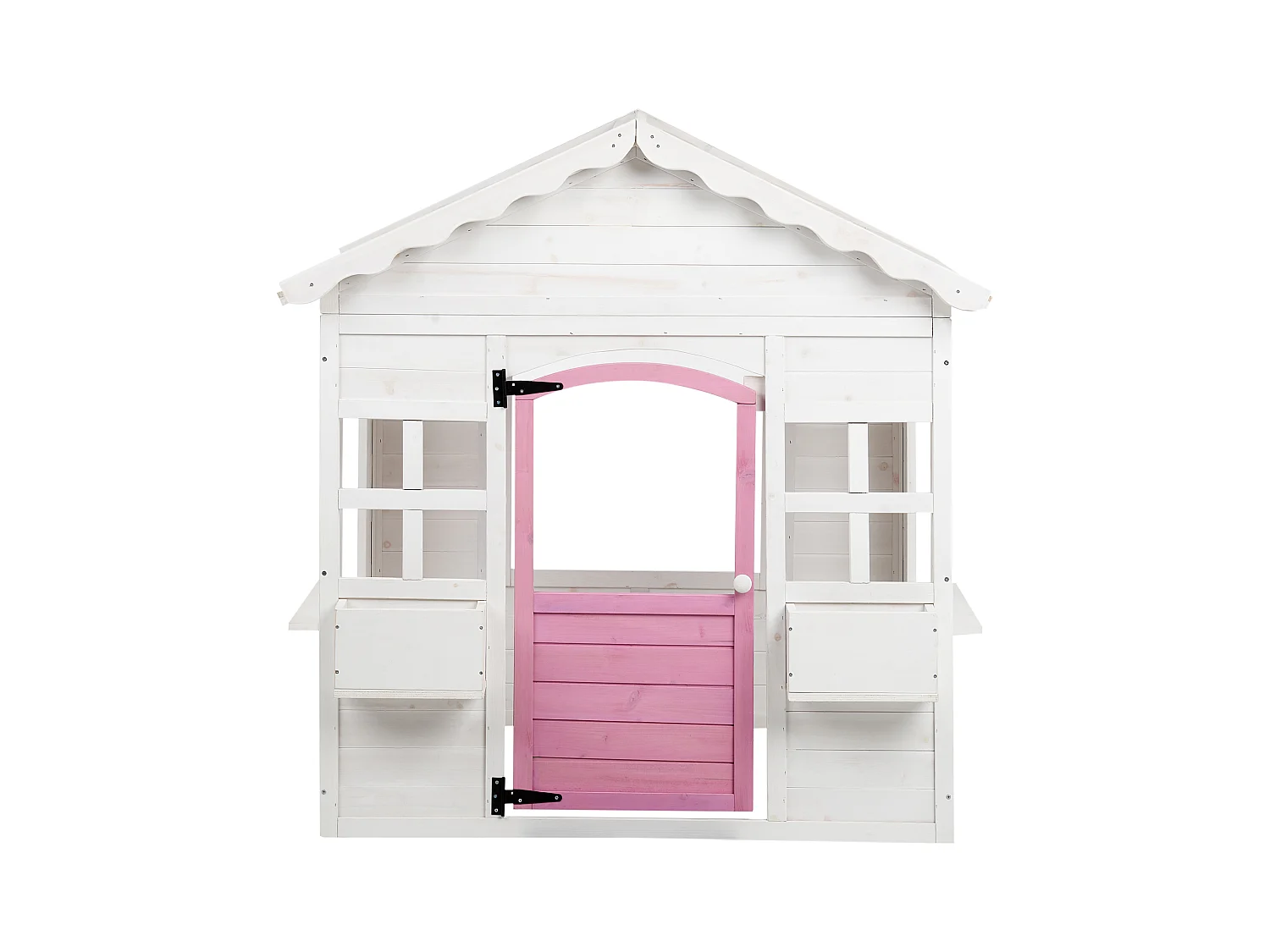 Cabane de jardin pour enfants NIKAIA Bois de sapin Blanc