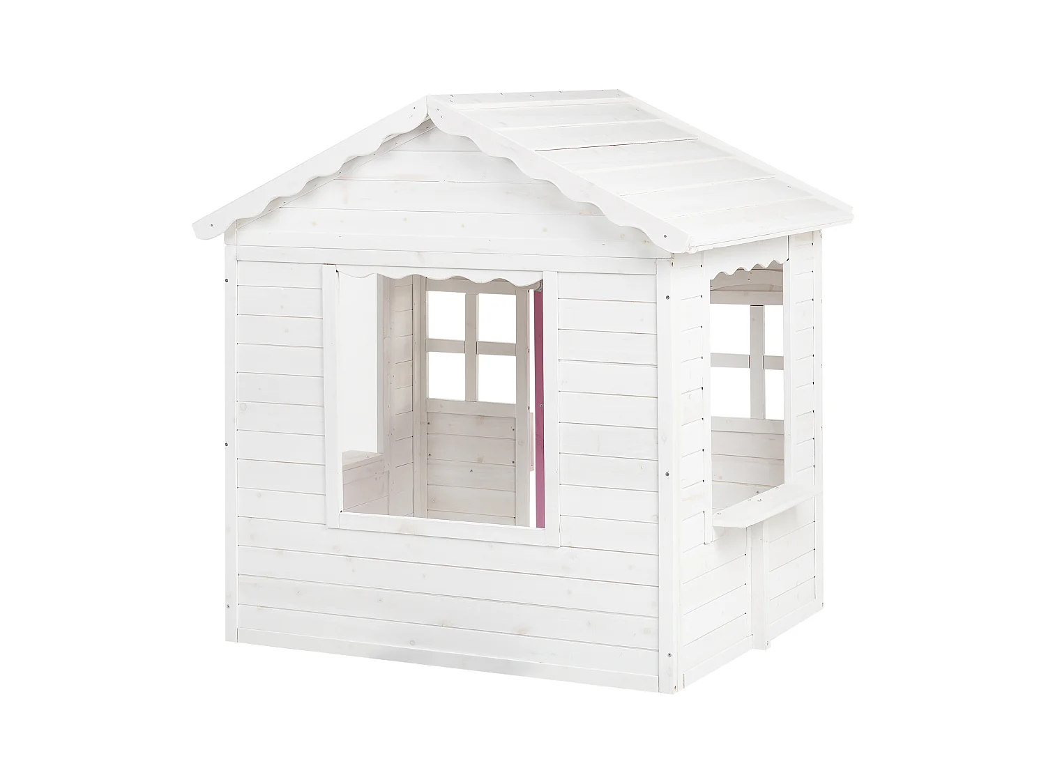 Cabane de jardin pour enfants NIKAIA Bois de sapin Blanc