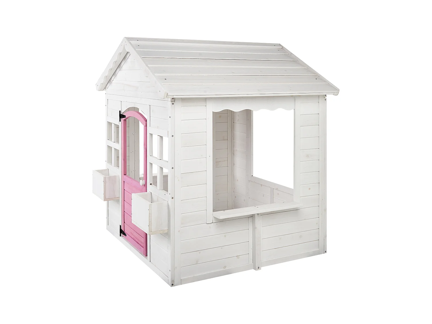 Cabane de jardin pour enfants NIKAIA Bois de sapin Blanc