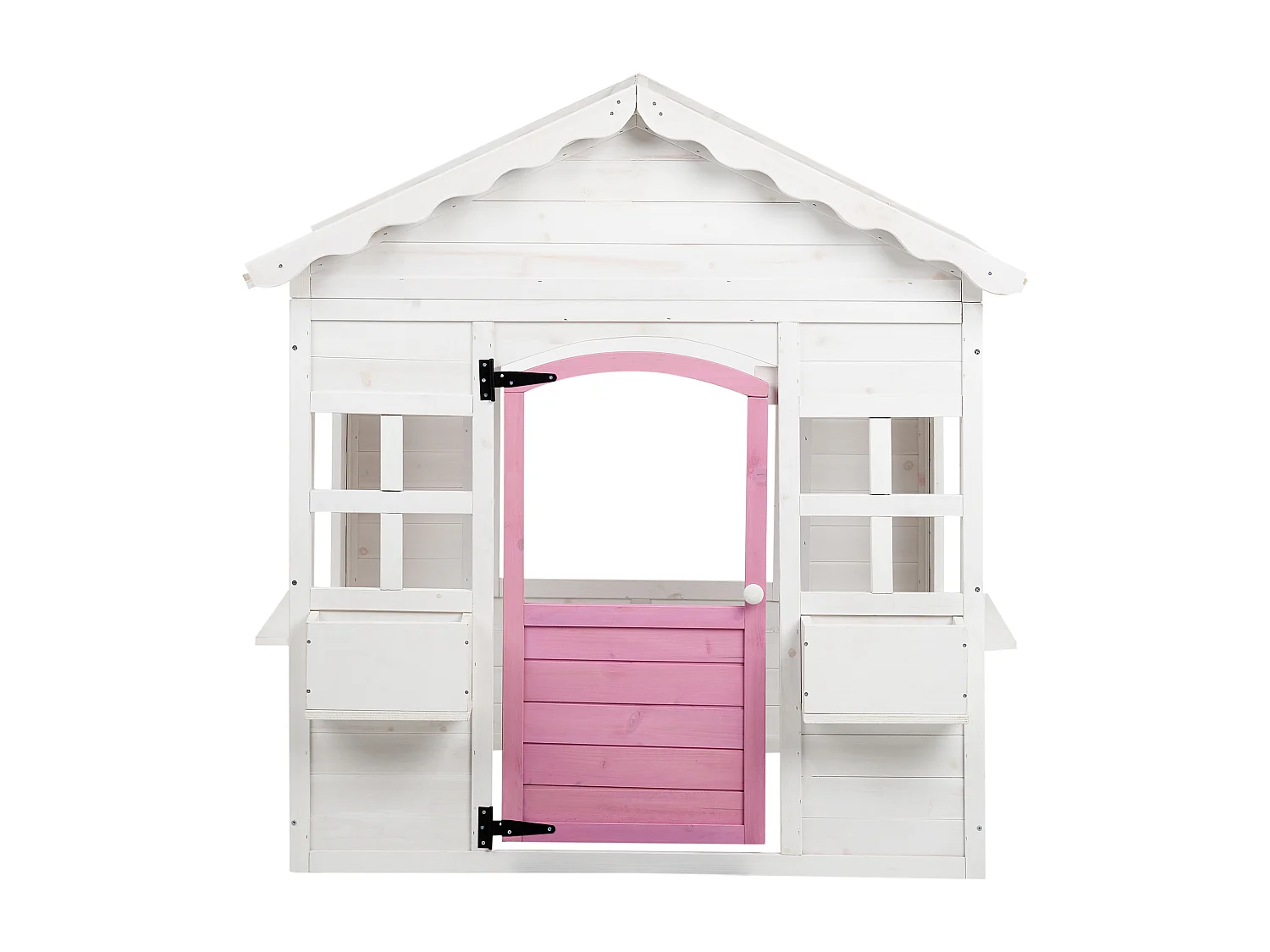 Cabane de jardin pour enfants NIKAIA Bois de sapin Blanc