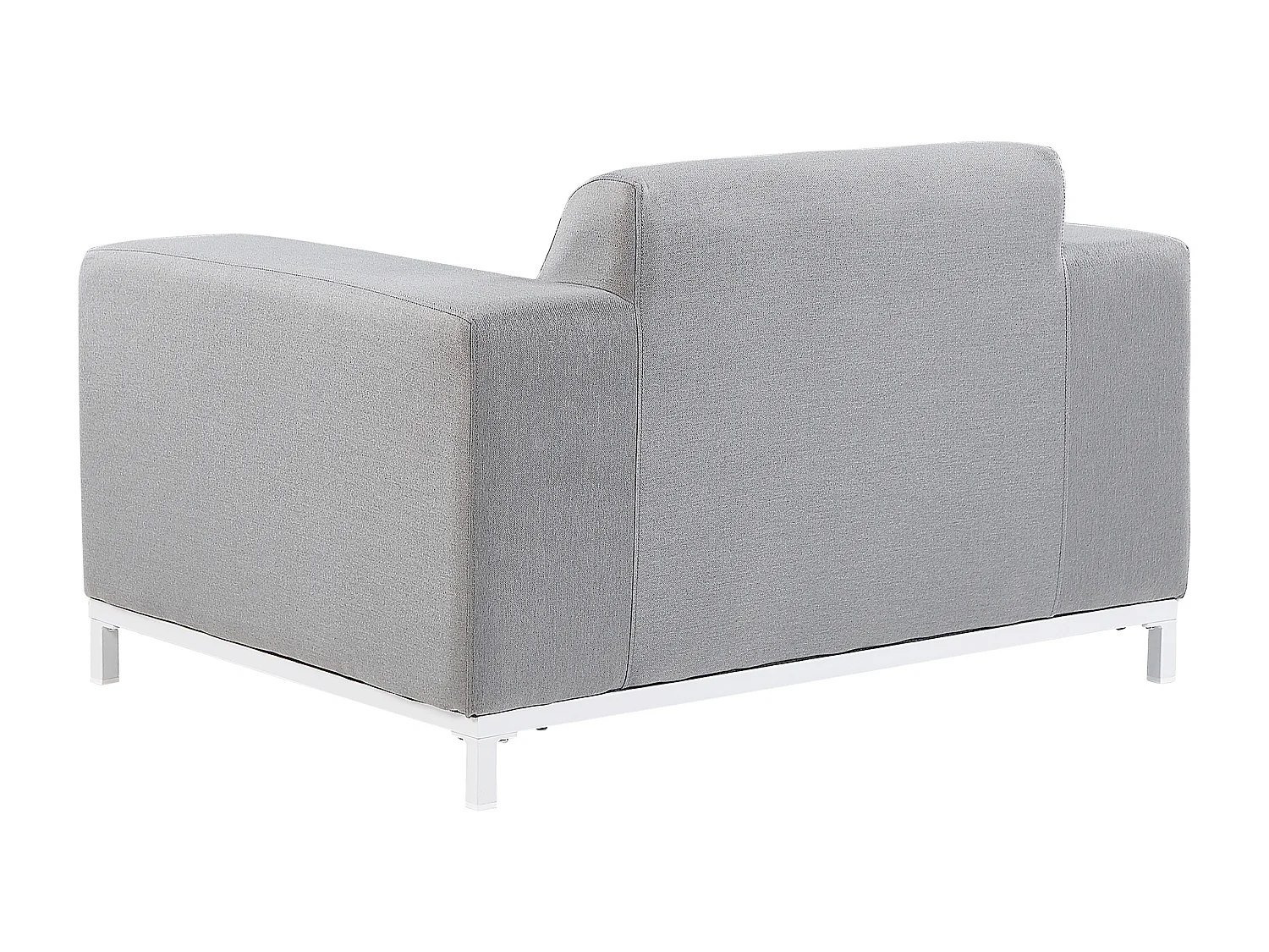 Ensemble de salon de jardin avec table 5 places ROVIGO Gris clair