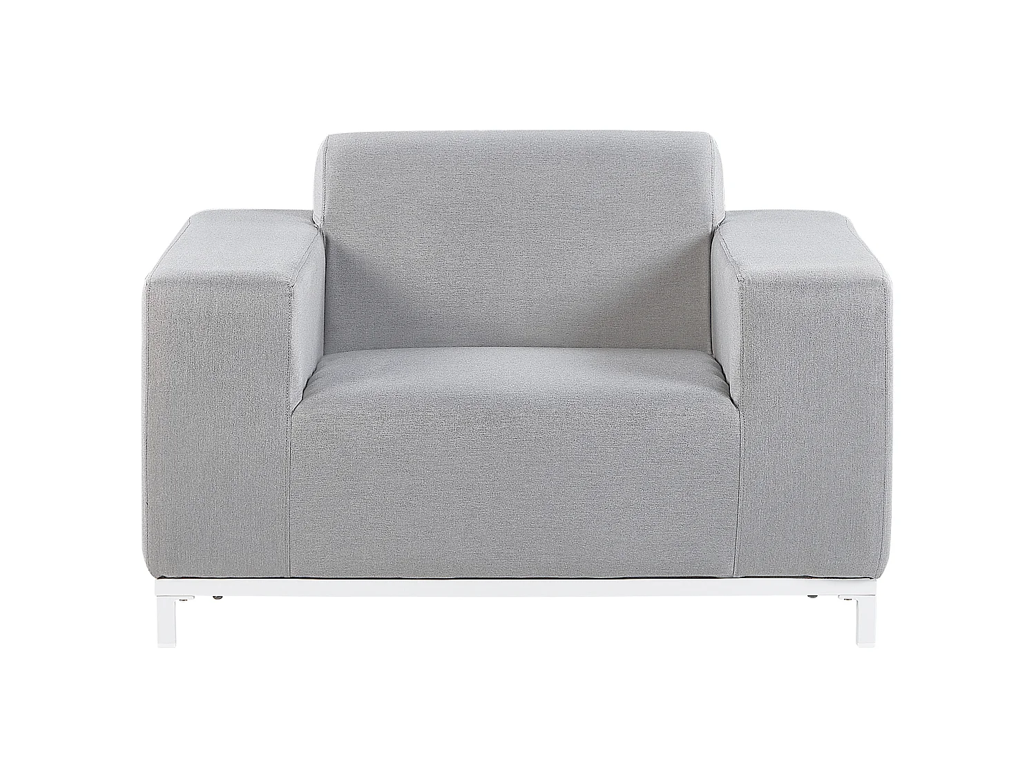 Loungeset met tafel 5-zitter ROVIGO Lichtgrijs