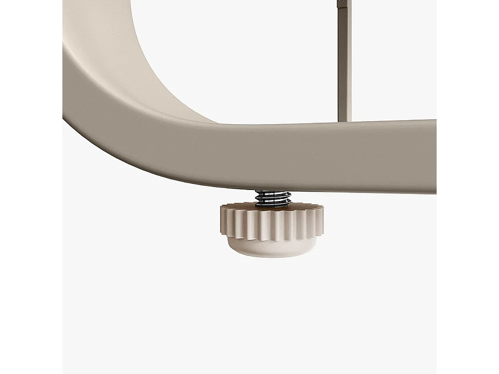 Ensemble de jardin en rotin 6-7 places canapé angle pieds réglables tous les coussins d'assise et de dossier inclus beige