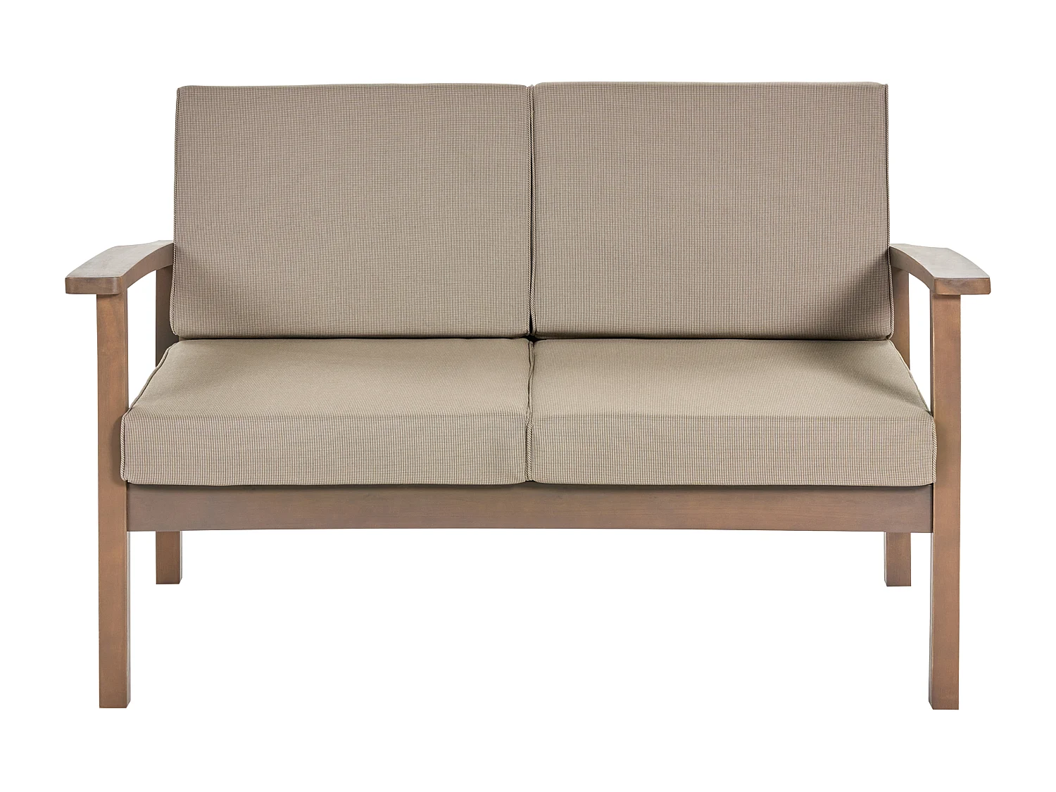 Ensemble de salon de jardin avec table 4 places MANILA Acacia Marron foncé