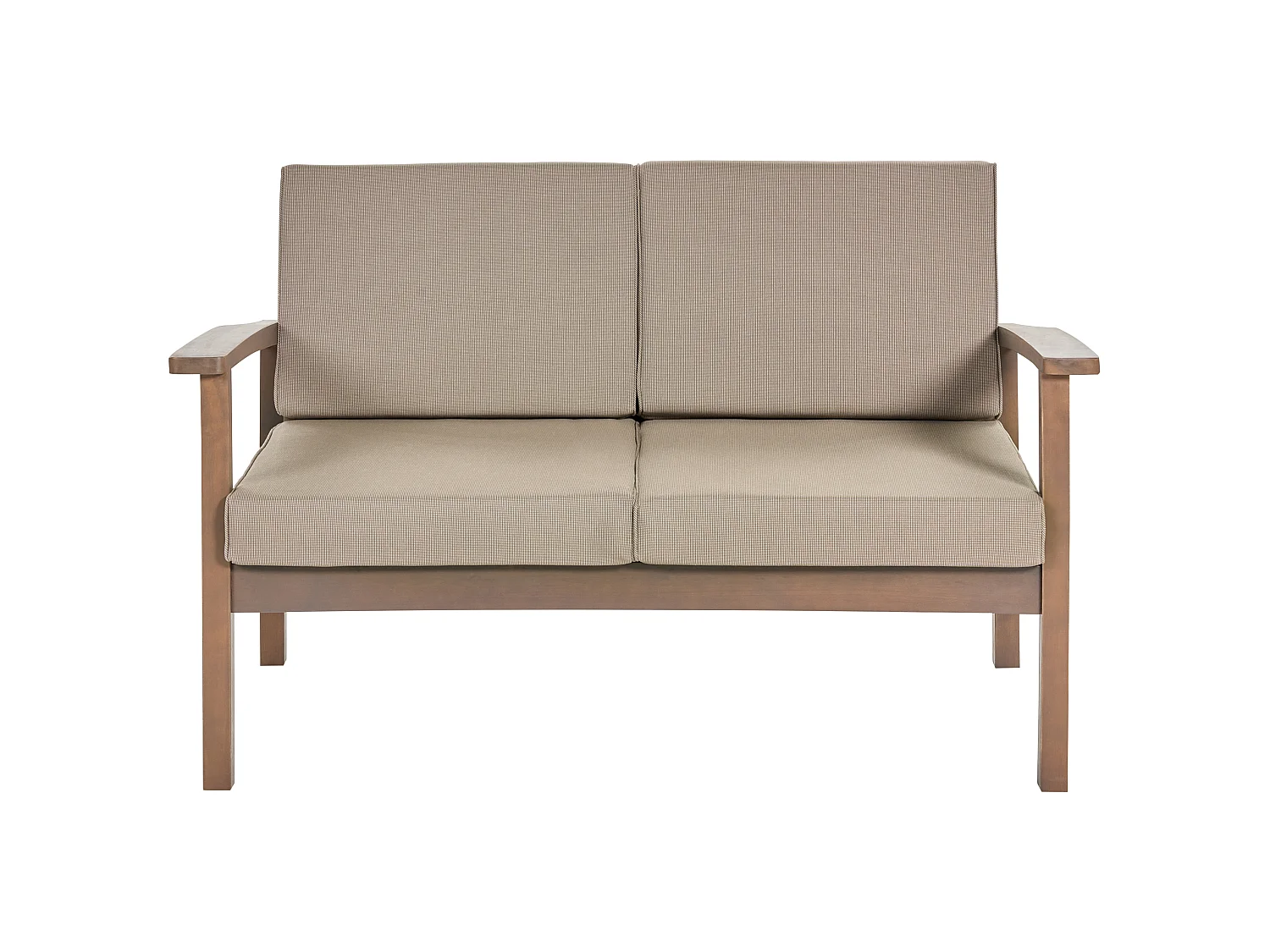 Lounge Set mit Tisch 4-Sitzer MANILA Akazienholz Dunkelbraun