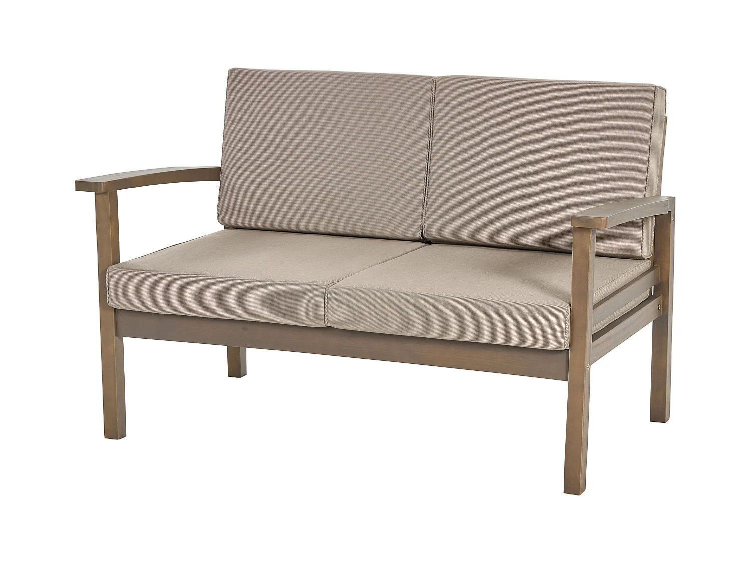 Zestaw ogrodowy ze stolikiem dla 4 osób MANILA Certyfikowane drewno akacjowe Ciemnobrązowy