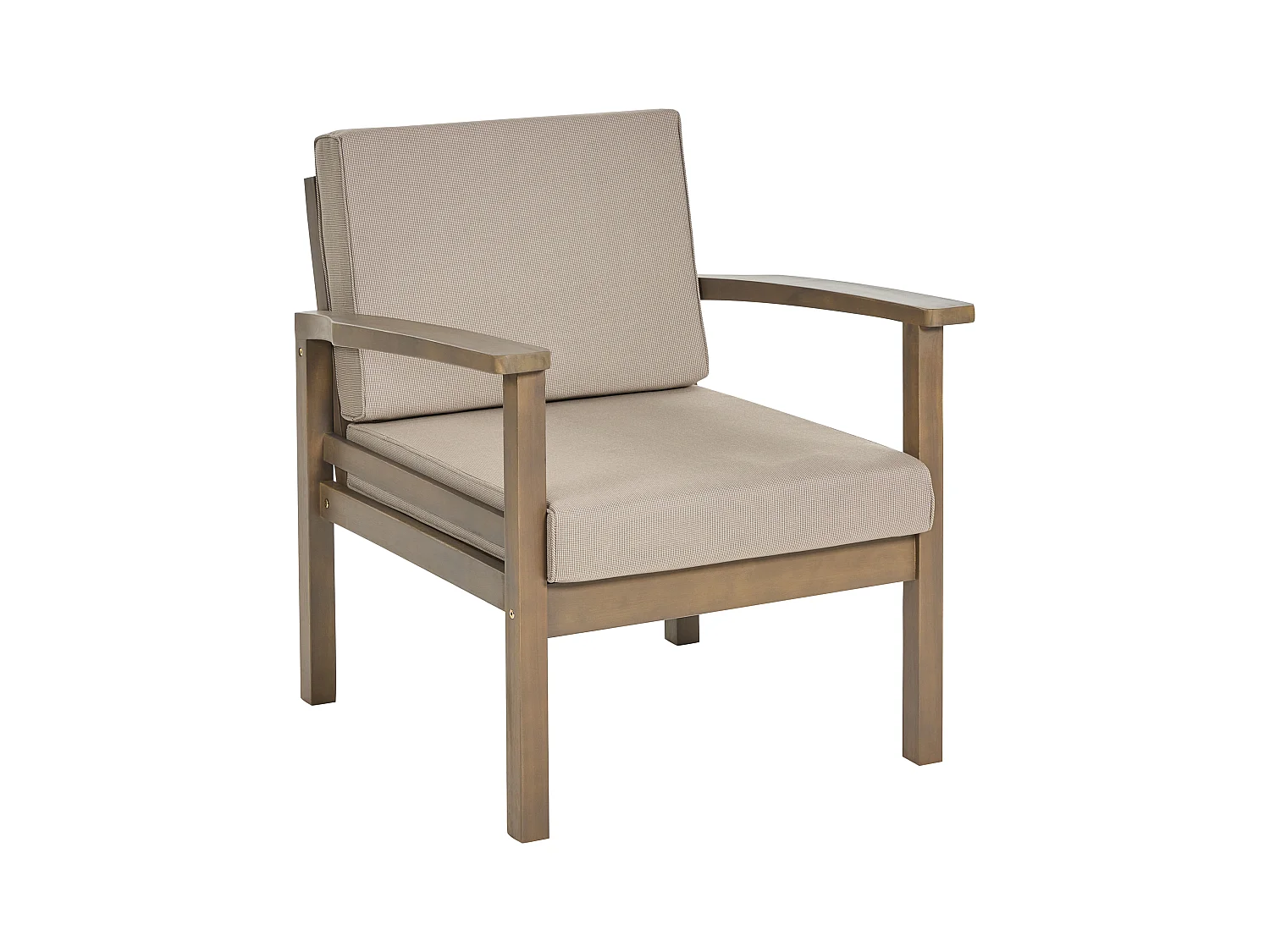 Zestaw ogrodowy ze stolikiem dla 4 osób MANILA Certyfikowane drewno akacjowe Ciemnobrązowy