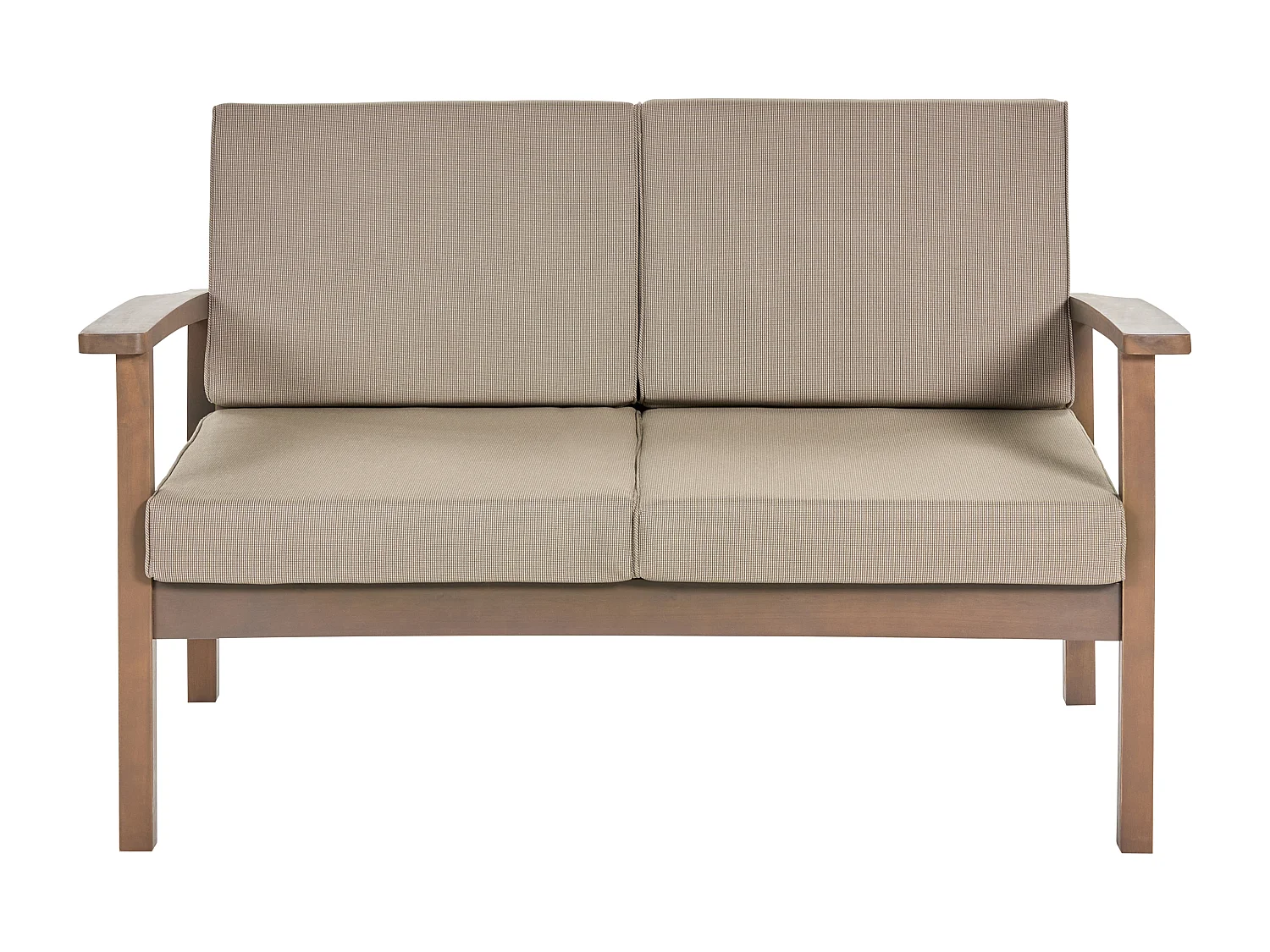 Ensemble de salon de jardin avec table 4 places MANILA Bois d'acacia certifié Marron foncé