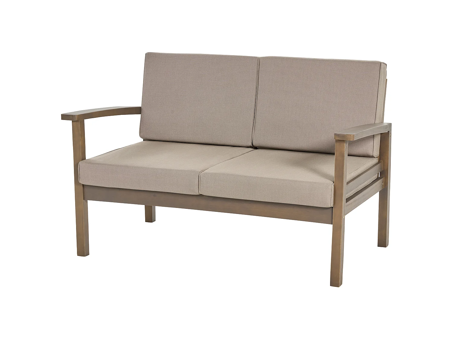Ensemble de salon de jardin avec table 4 places MANILA Bois d'acacia certifié Marron foncé