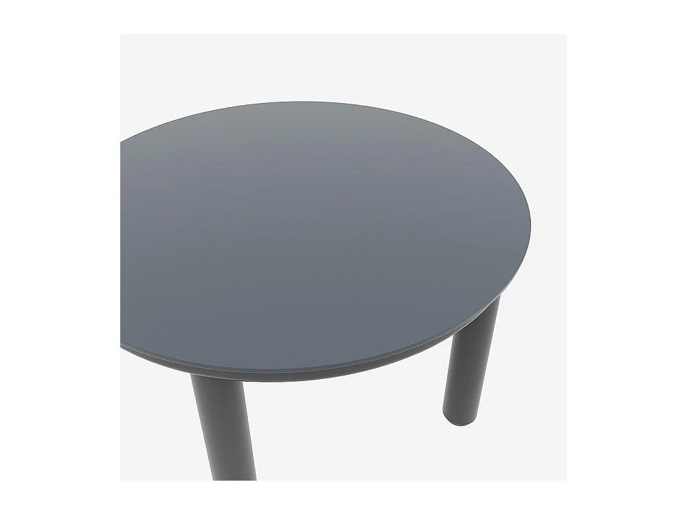 Ensemble de jardin 5 places avec 2 tables basses en verre trempé avec coussins d'assise et oreillers gris pieds réglables