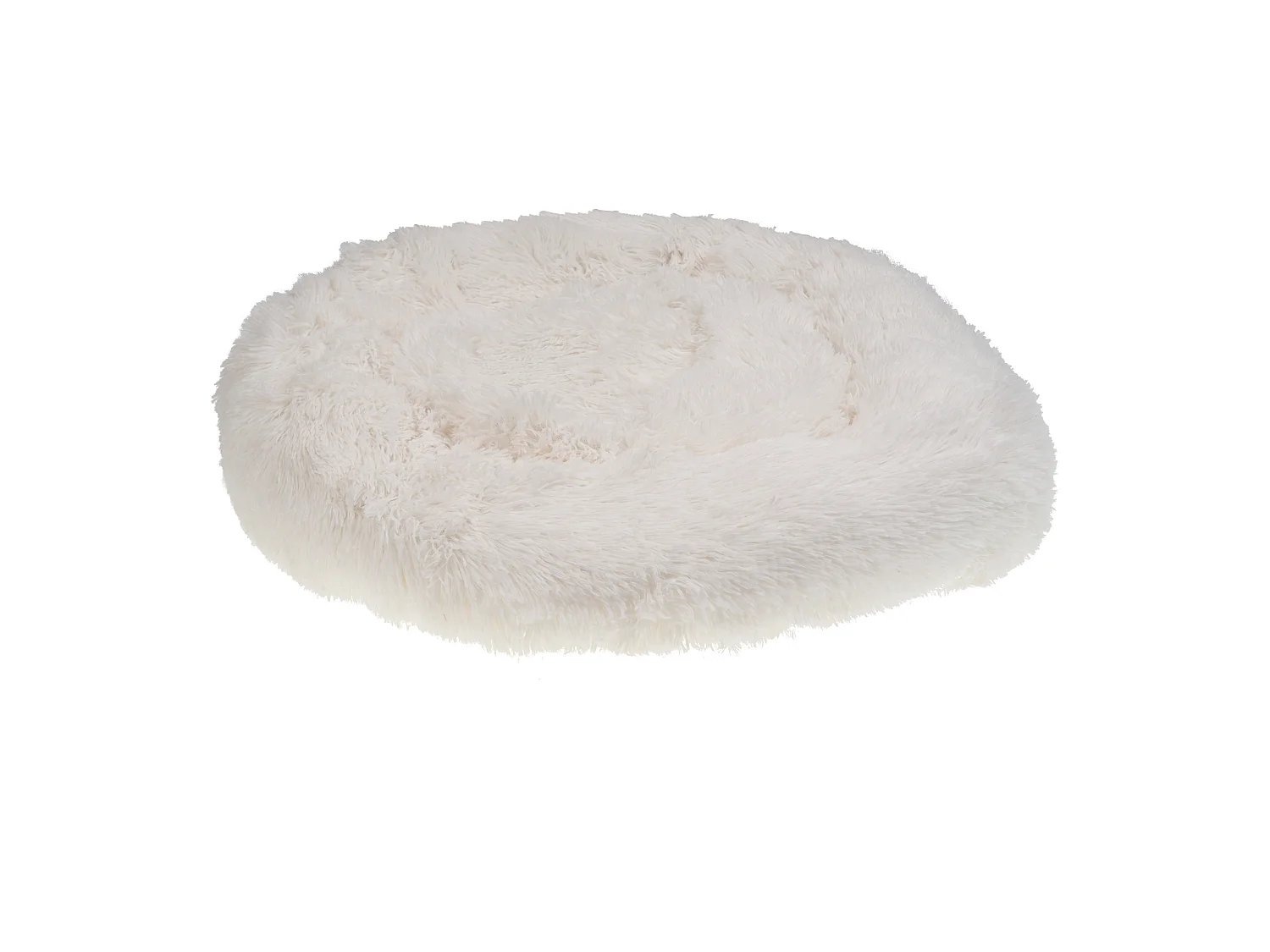 Lit pour animal KULU Fourrure synthétique Blanc cassé