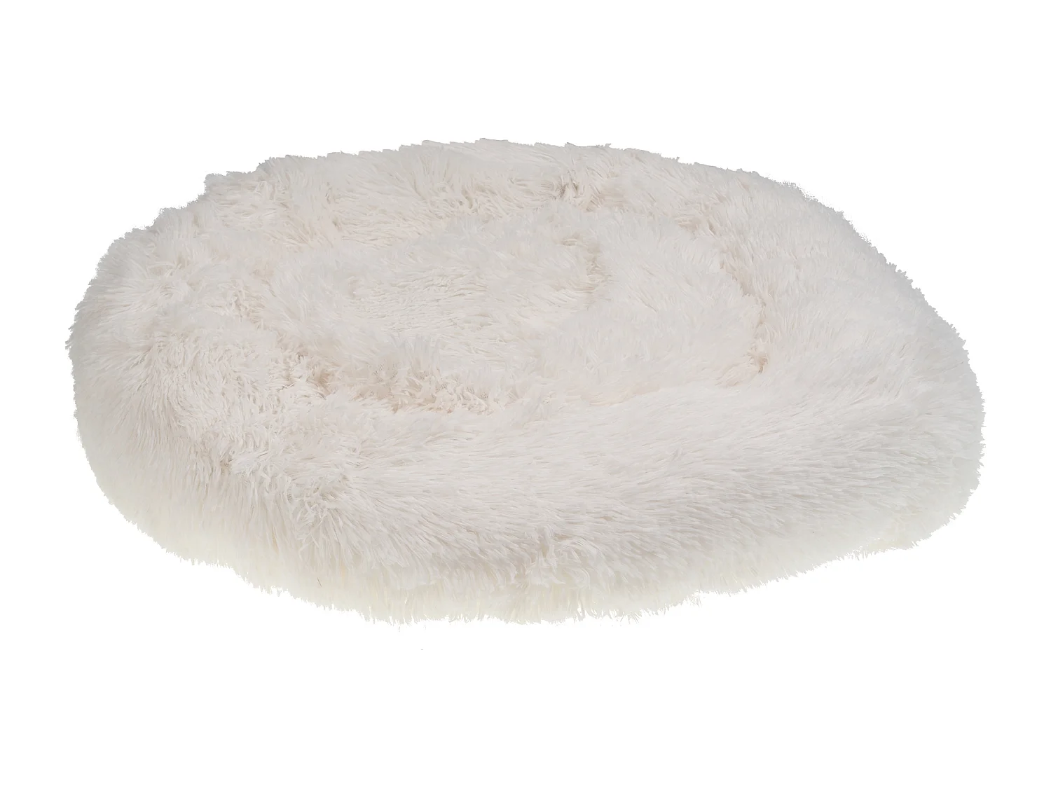 Lit pour animal KULU Fourrure synthétique Blanc cassé