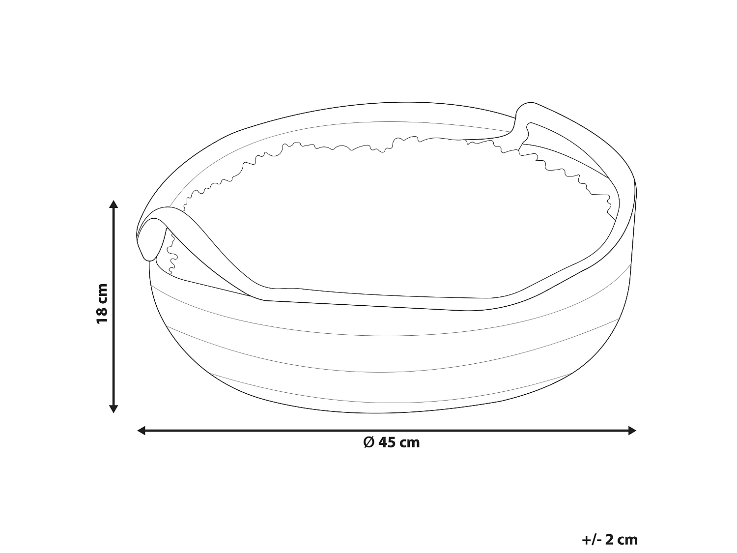 Lit pour animal DALAMAN Coton Gris