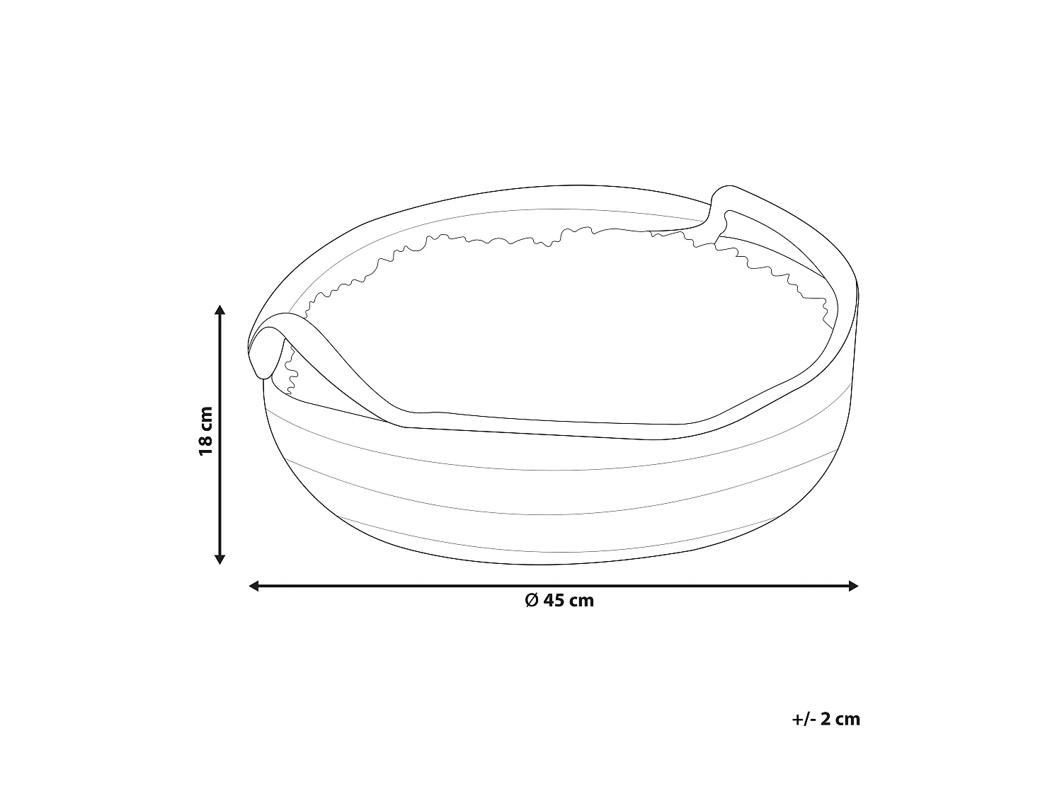 Lit pour animal DALAMAN Coton Gris